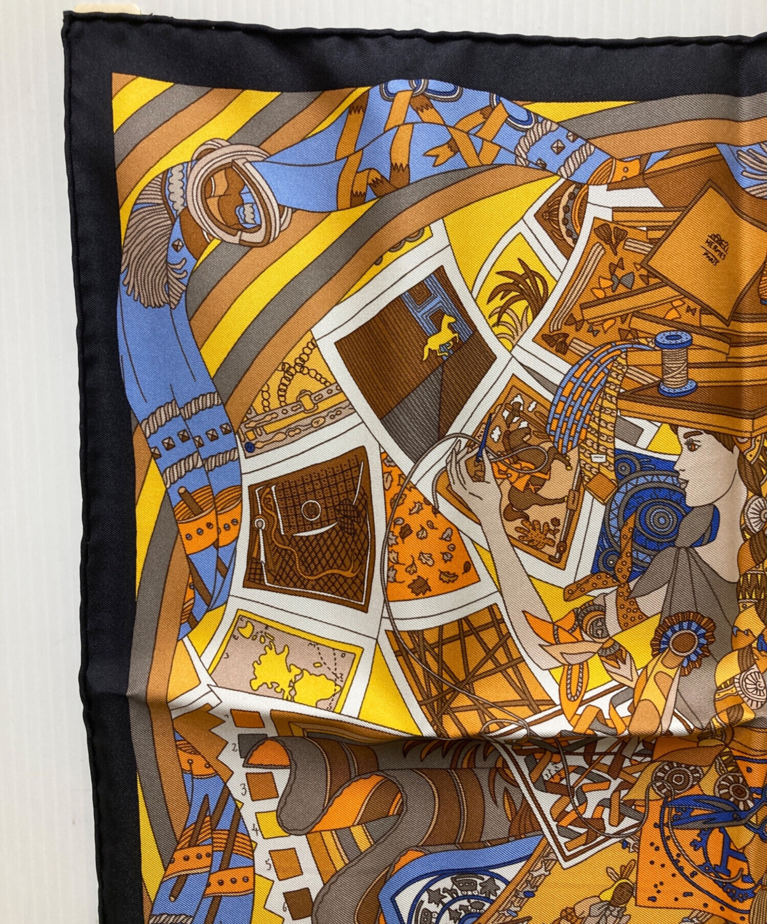 中古・古着通販】HERMES (エルメス) MADEMOISELLE SOIE シルクスカーフ