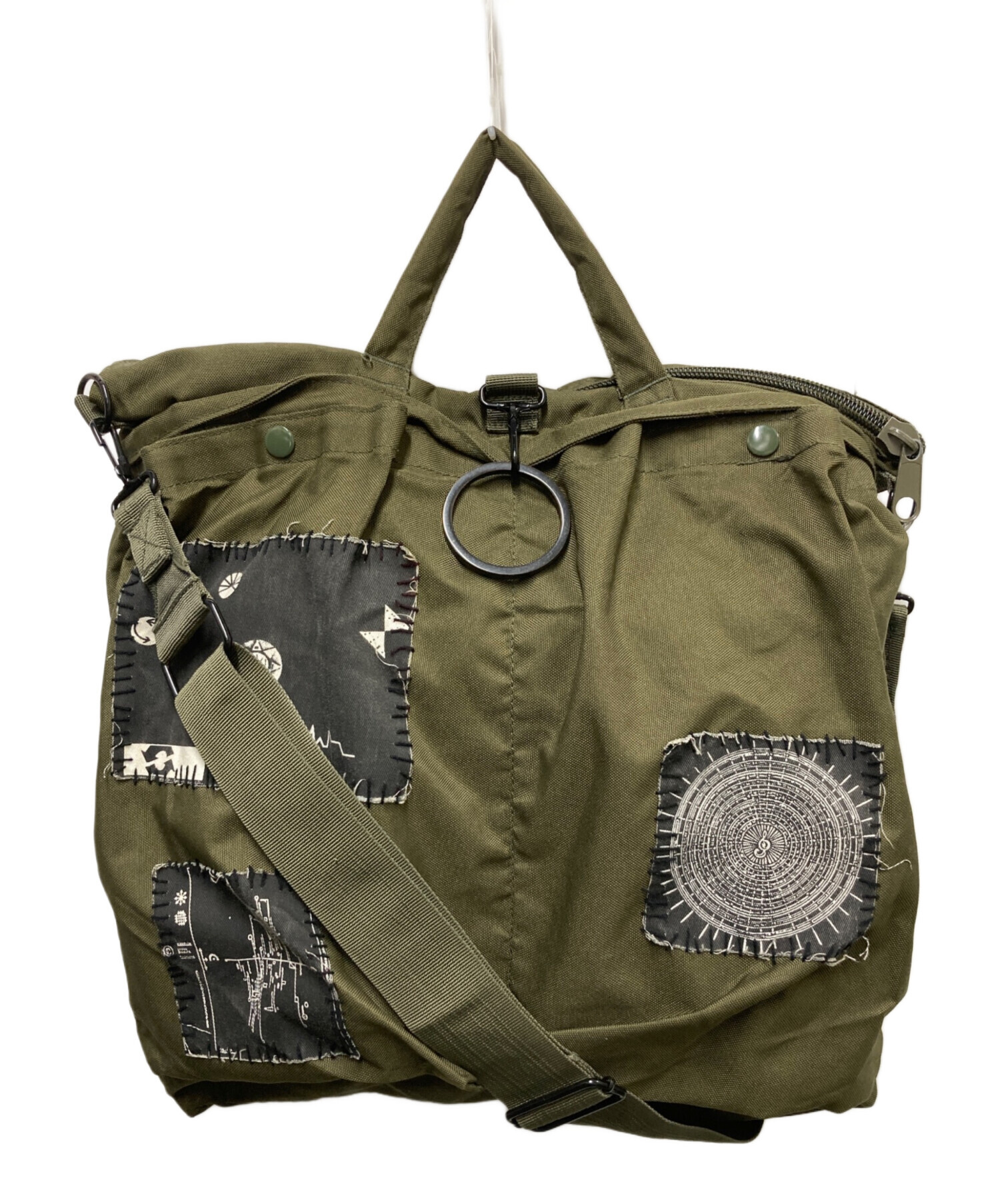 中古・古着通販】MINUS (マイナス) パッチワークヘルメットバッグ 