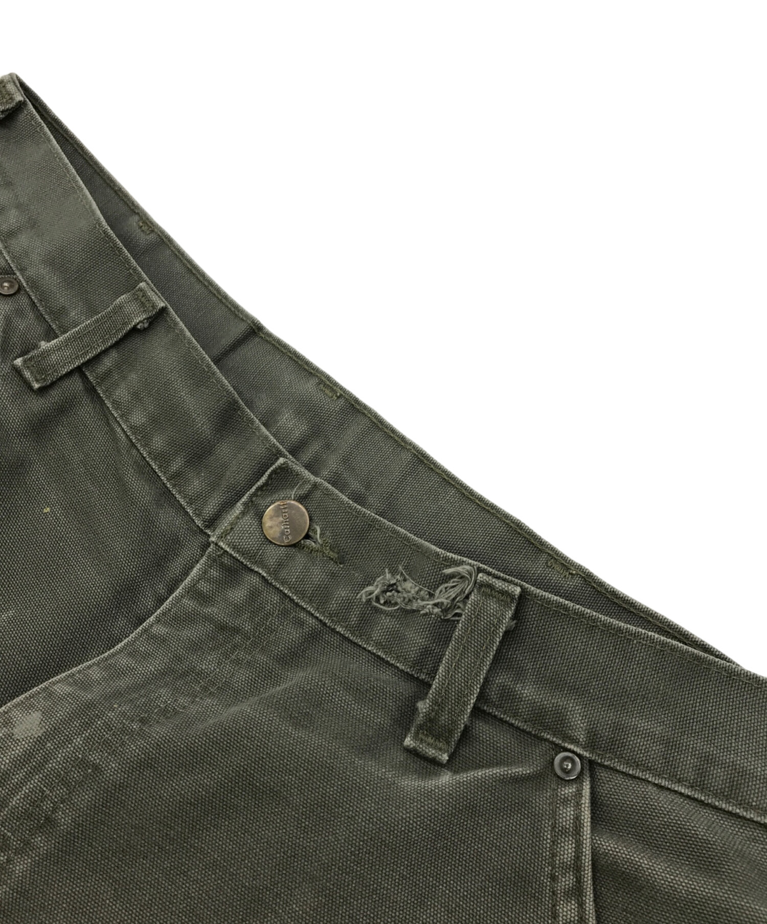 中古・古着通販】CarHartt (カーハート) ダブルニーダックパンツ モス