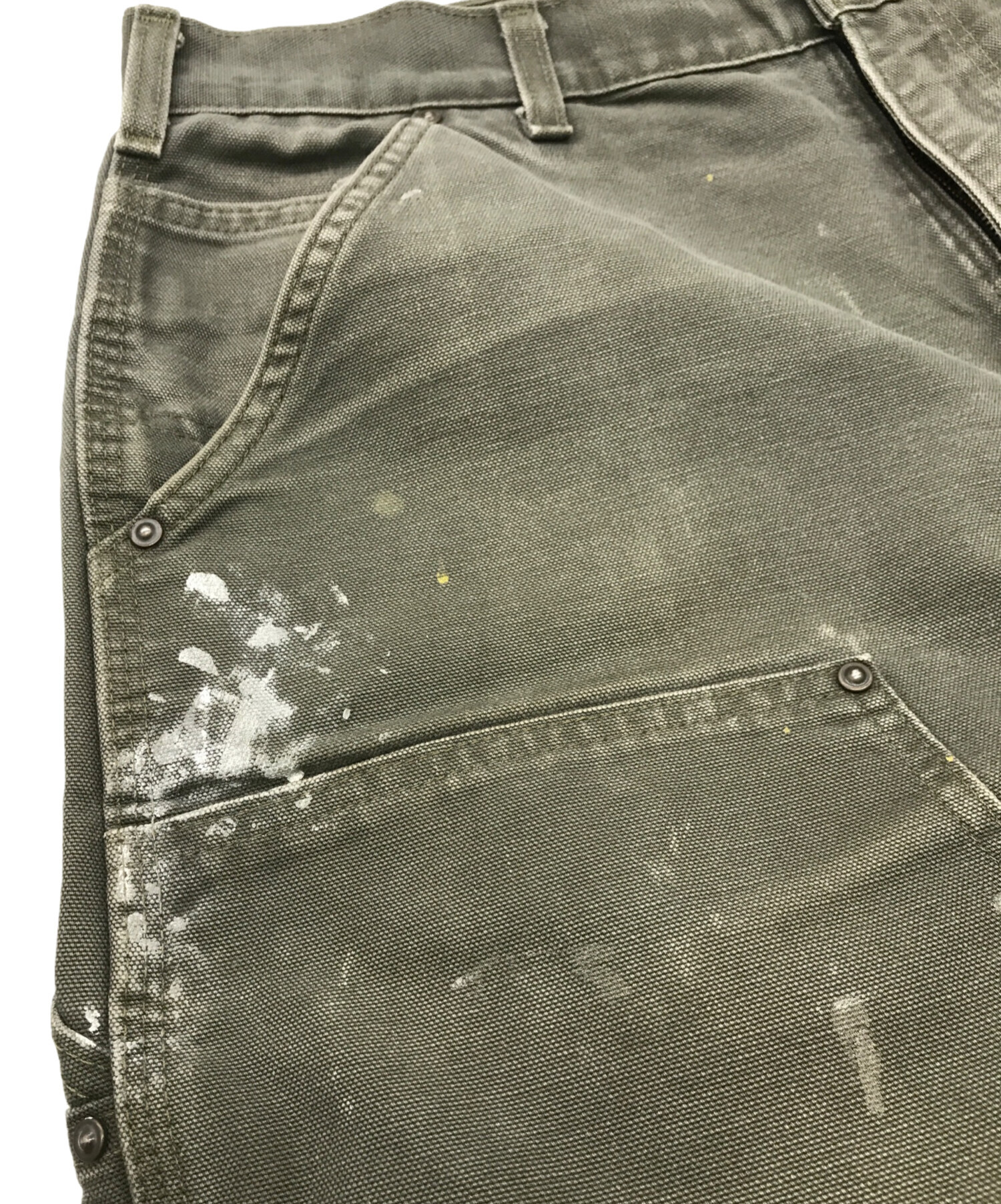 中古・古着通販】CarHartt (カーハート) ダブルニーダックパンツ モス