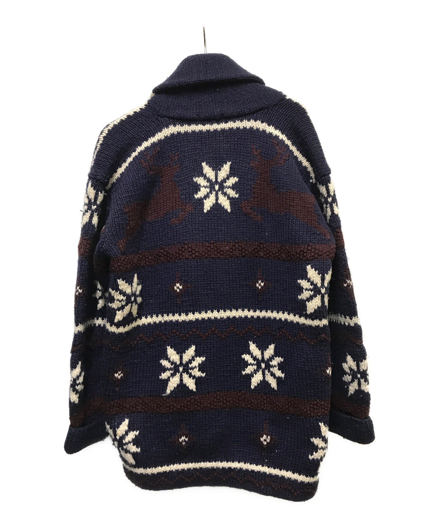 90s POLO ポロ ラルフローレン ノルディック ハンドニット セーター M