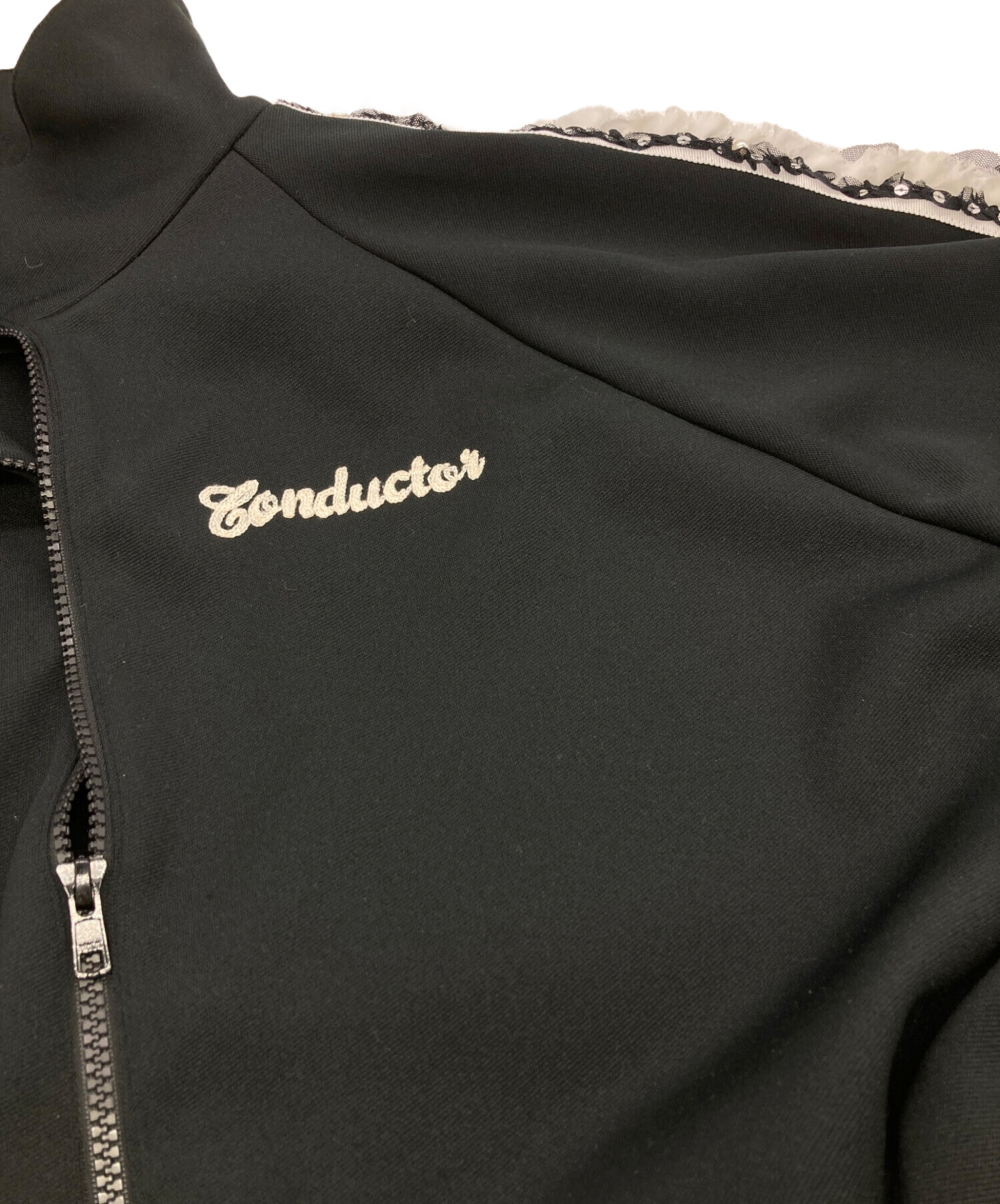 中古・古着通販】el conductorh (コンダクター) FRILL SIDE LINE TRACK