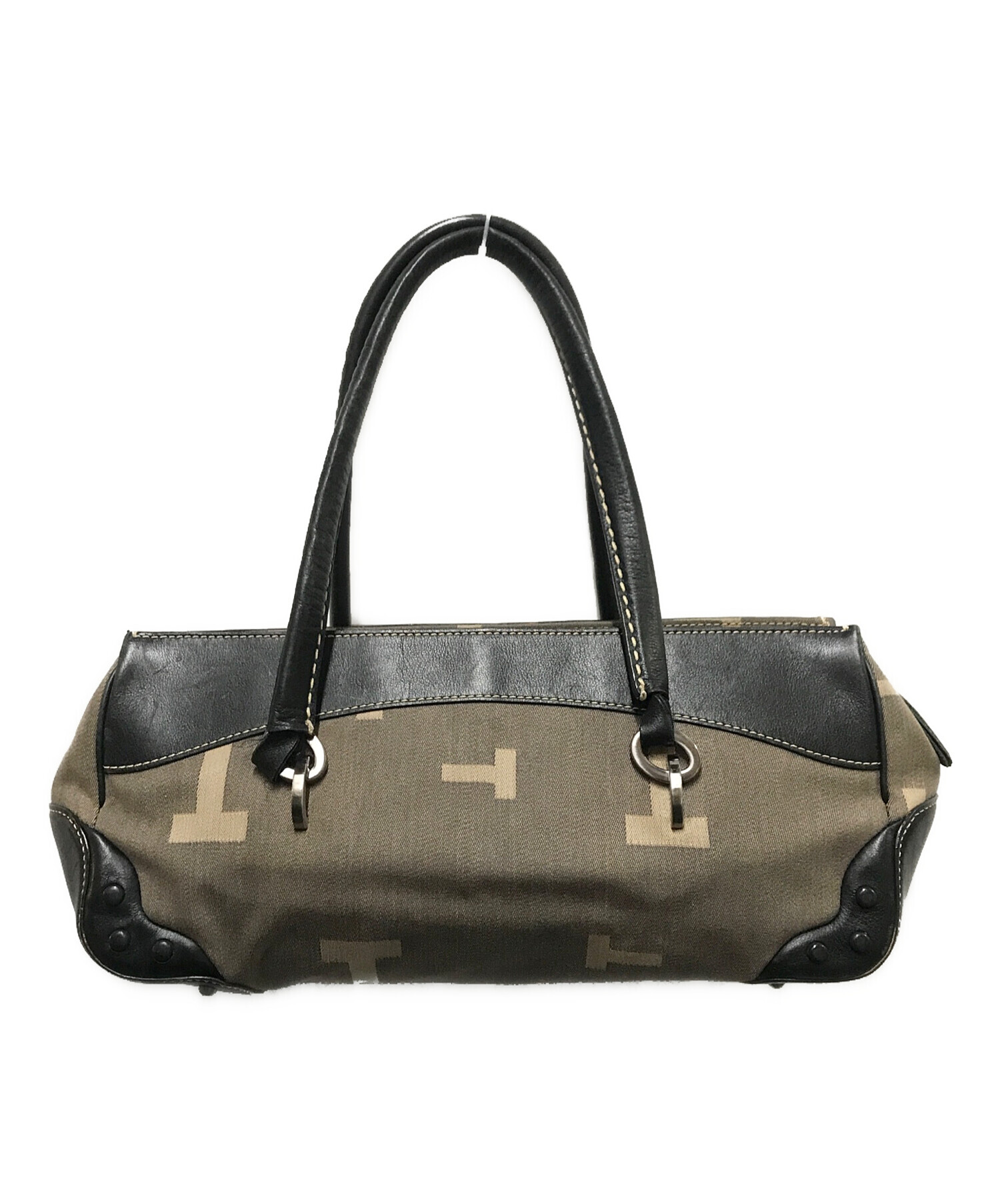 Tod’s ワンショルダー　革　ベージュバッグ 中古・古着通販】TOD'S (トッズ) ワンショルダーバッグ ブラック