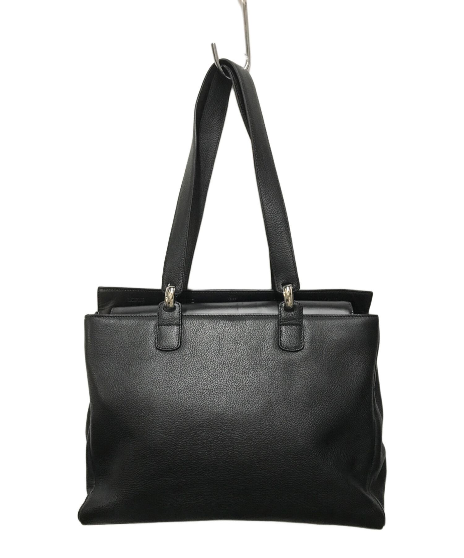 中古 レザー ロエベ トートバッグ 日本直送 名牌中古包 LOEWE ロエベ 