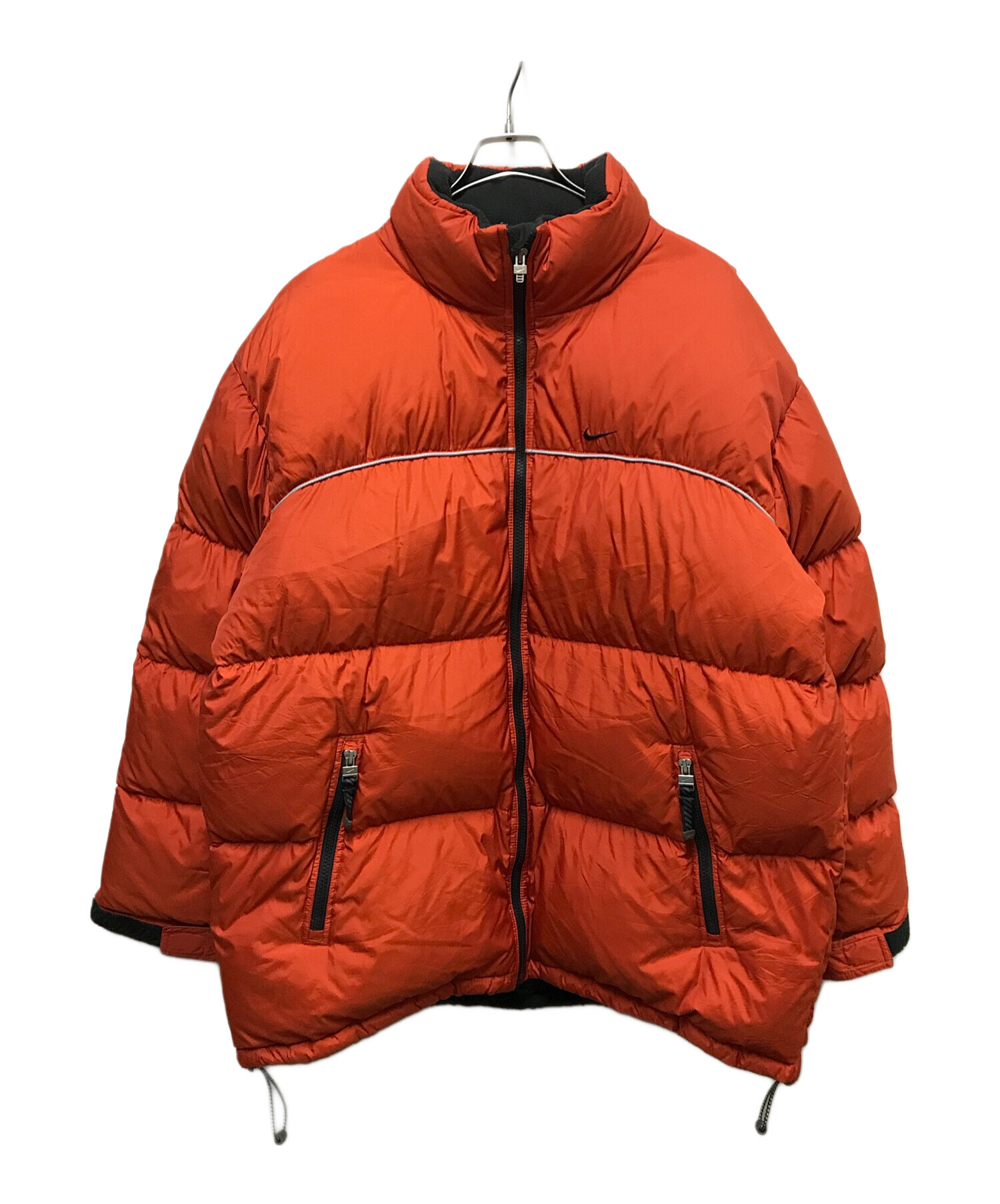 00s old Nike ナイキ ダウンジャケット オレンジ 中古・古着通販】NIKE (ナイキ) 00sパイピングダウンジャケット