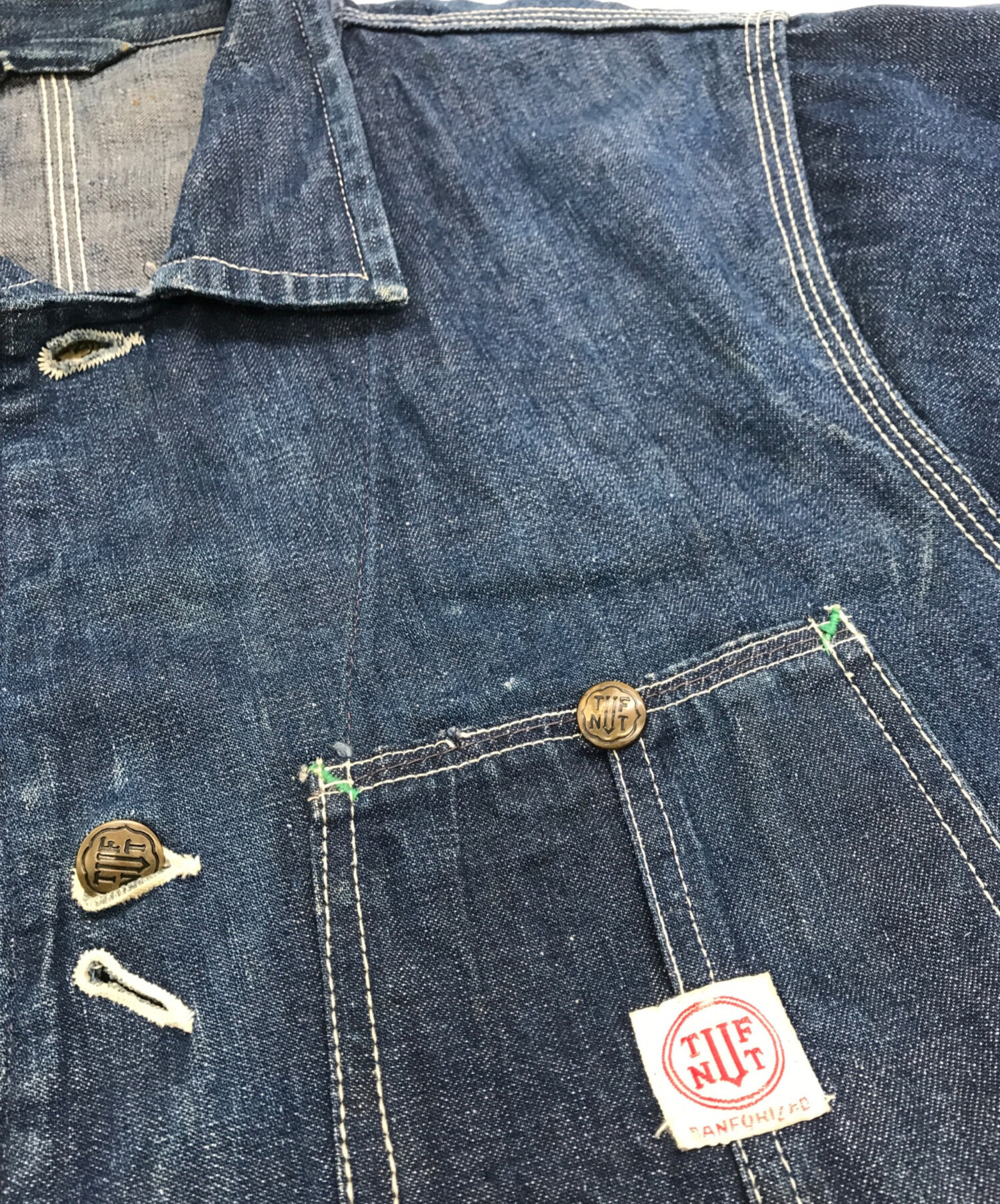 中古・古着通販】TUF NUT (タフナット) 50-60Sデニムカバーオール