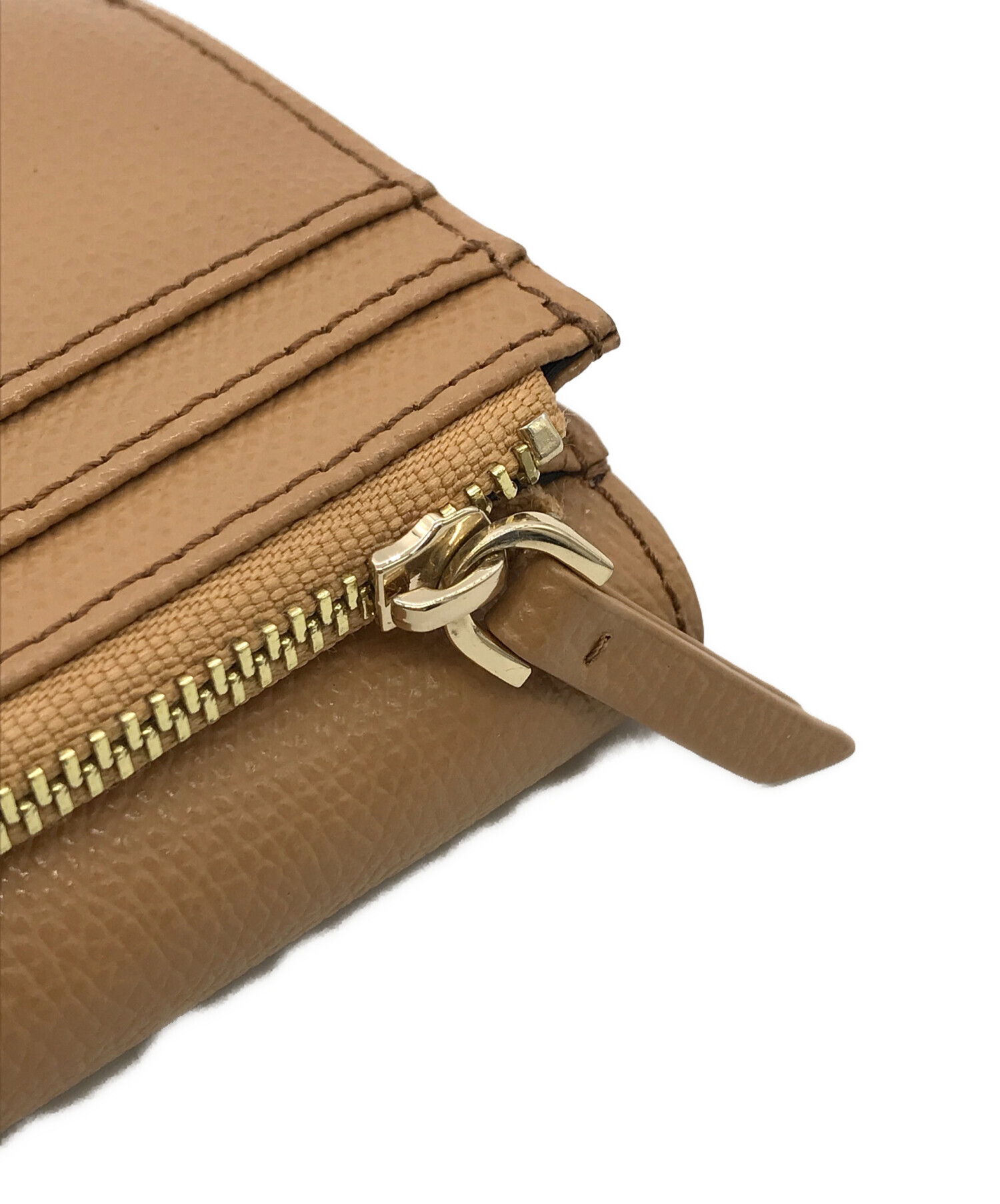 中古・古着通販】CAFUNE (カフネ) Double-C Wallet ブラウン｜ブランド