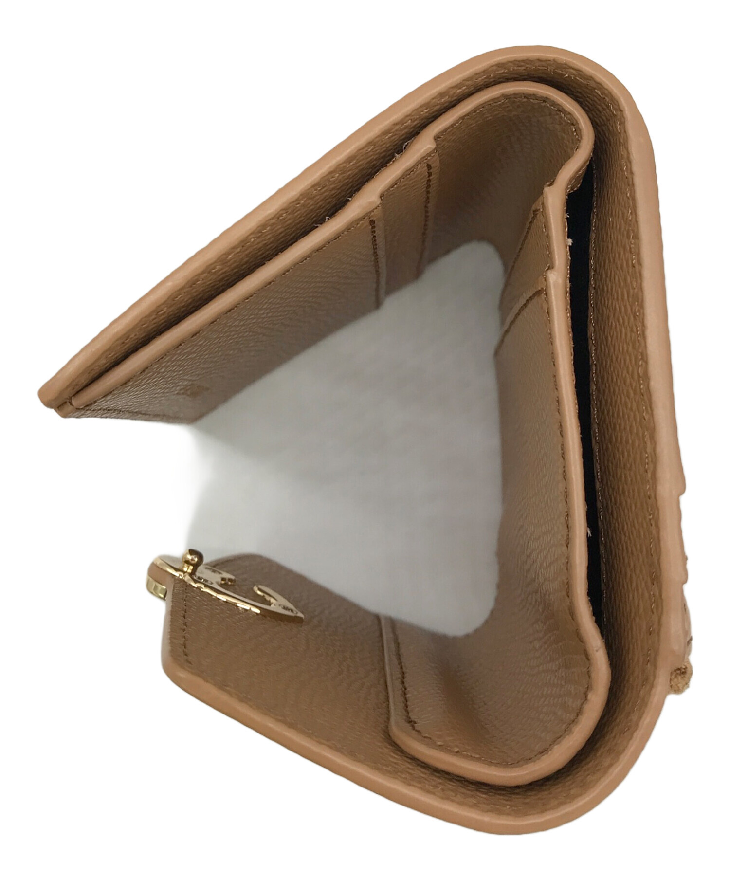 中古・古着通販】CAFUNE (カフネ) Double-C Wallet ブラウン｜ブランド