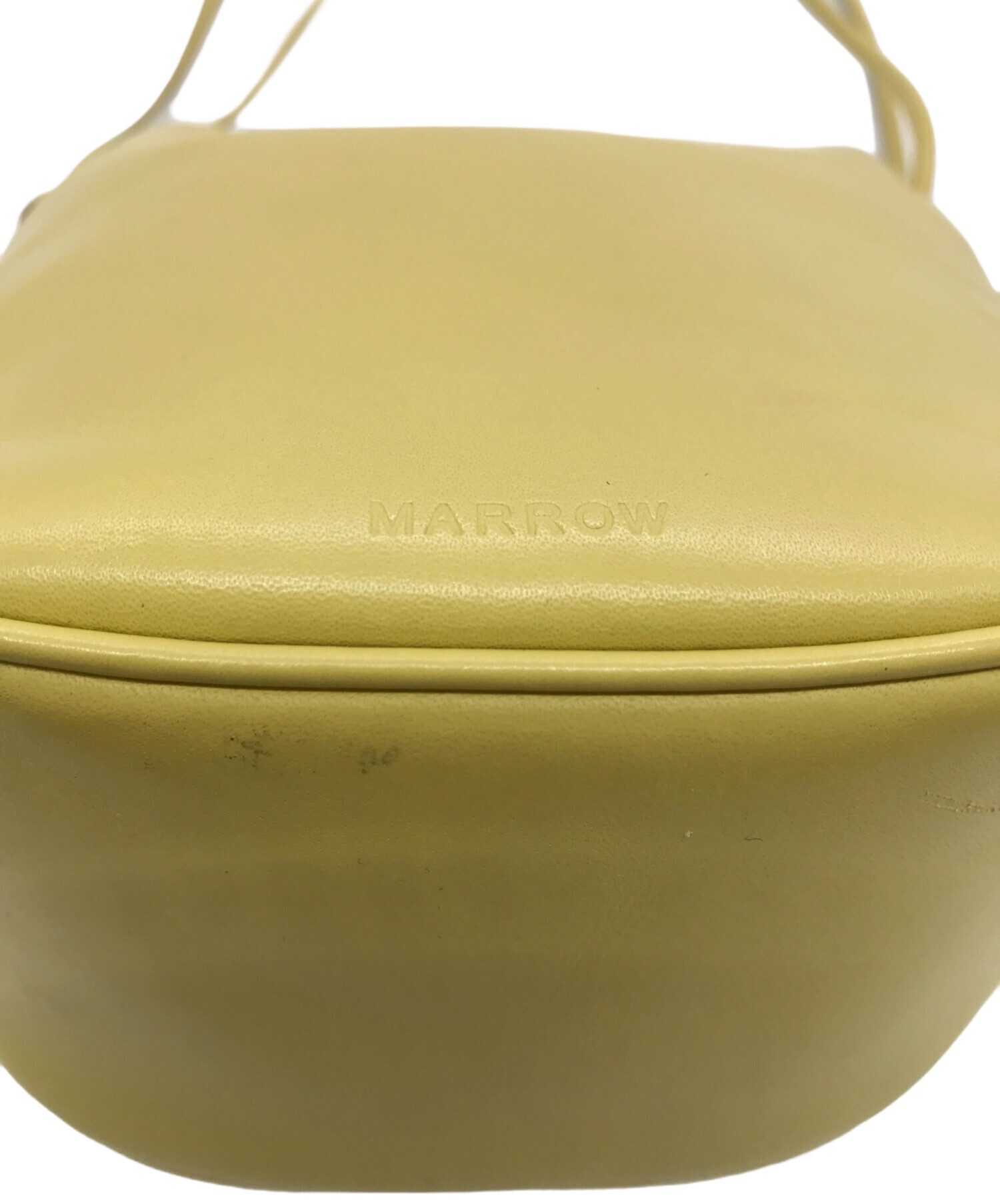 中古・古着通販】MARROW (マロウ) LEATHER MINI CRADLE イエロー 