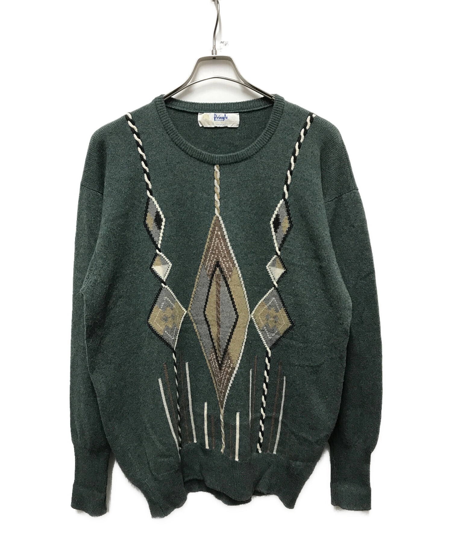 中古・古着通販】Pringle (プリングル) カシミヤニット グリーン