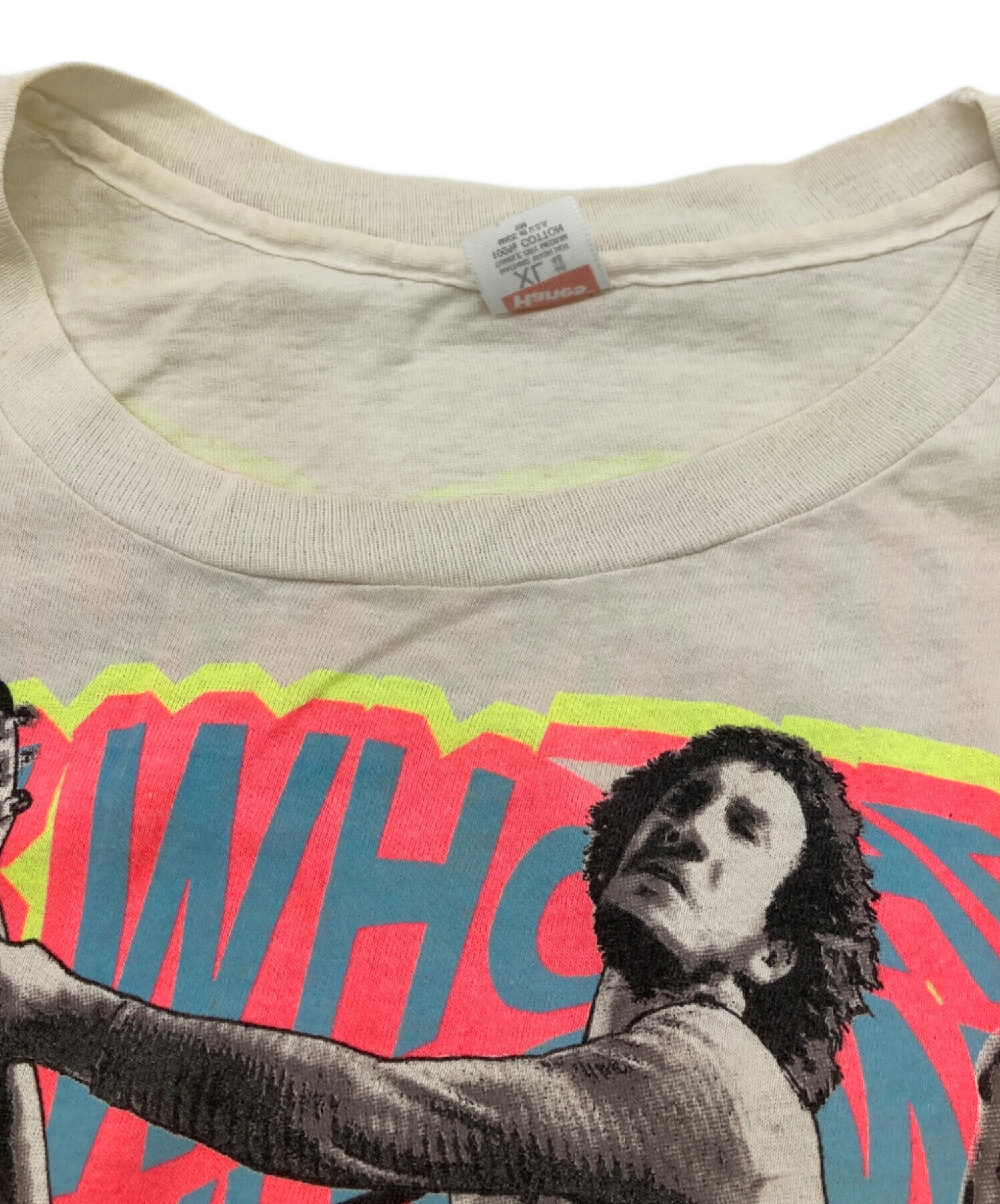 中古・古着通販】Hanes (ヘインズ) THE WHOバンドTシャツ ホワイト