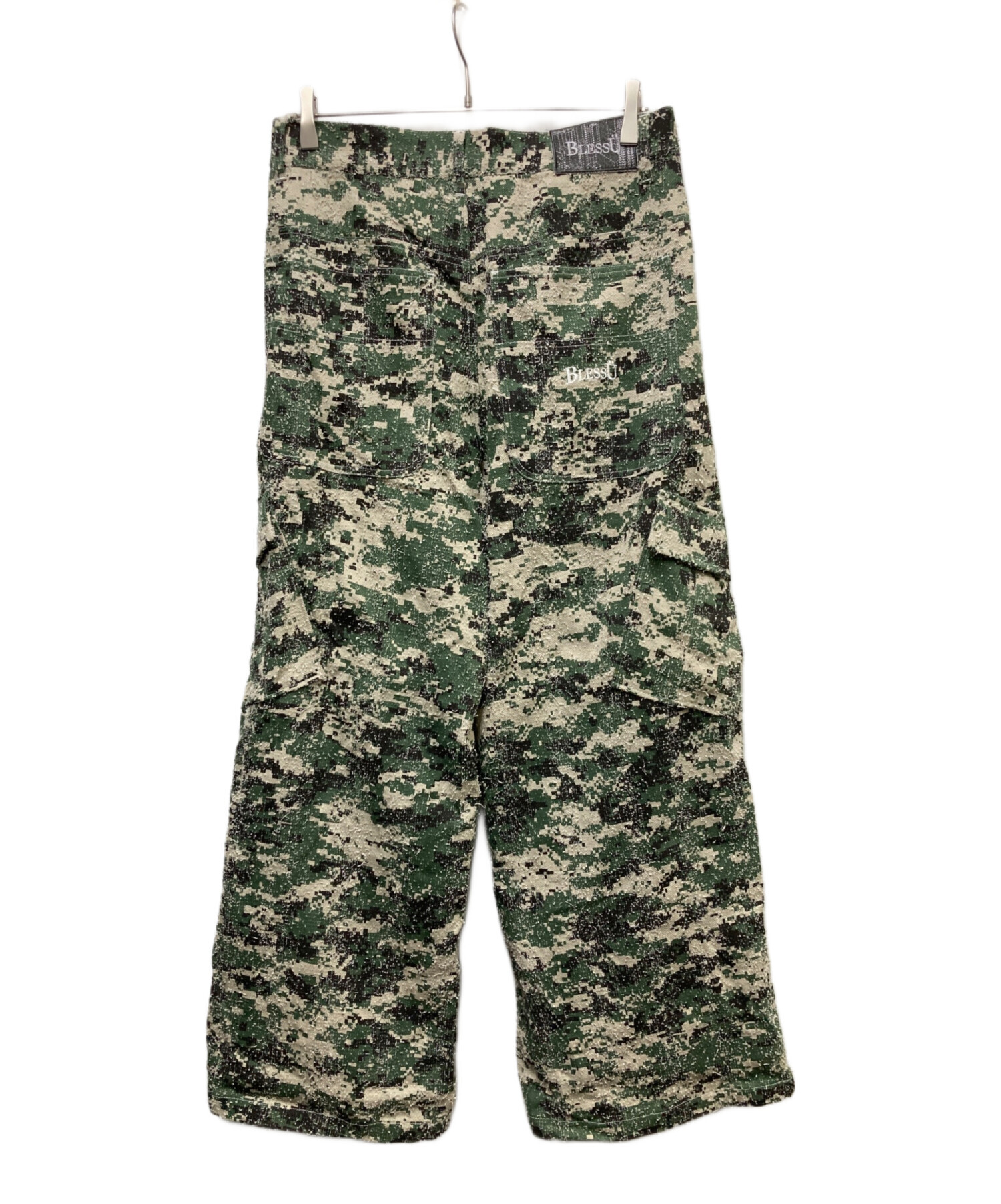 中古・古着通販】blessU (ブレスユー) デジタルカモカーゴバギーパンツ