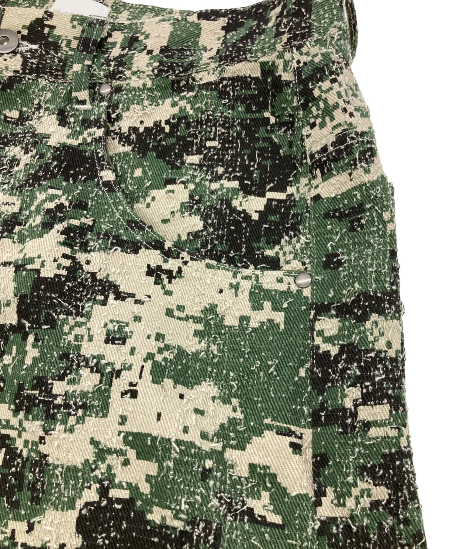 中古・古着通販】blessU (ブレスユー) デジタルカモカーゴバギーパンツ