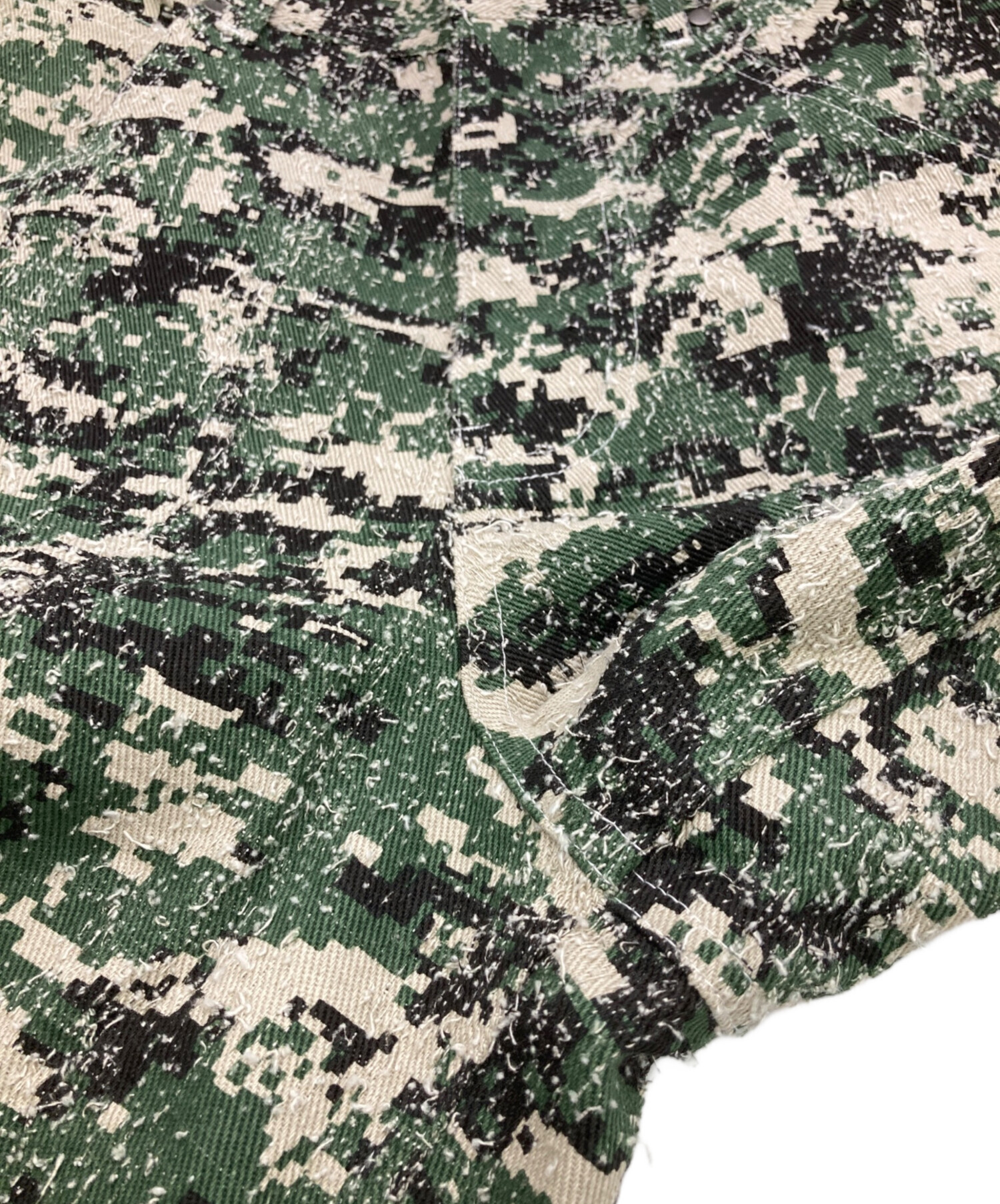 中古・古着通販】blessU (ブレスユー) デジタルカモカーゴバギーパンツ