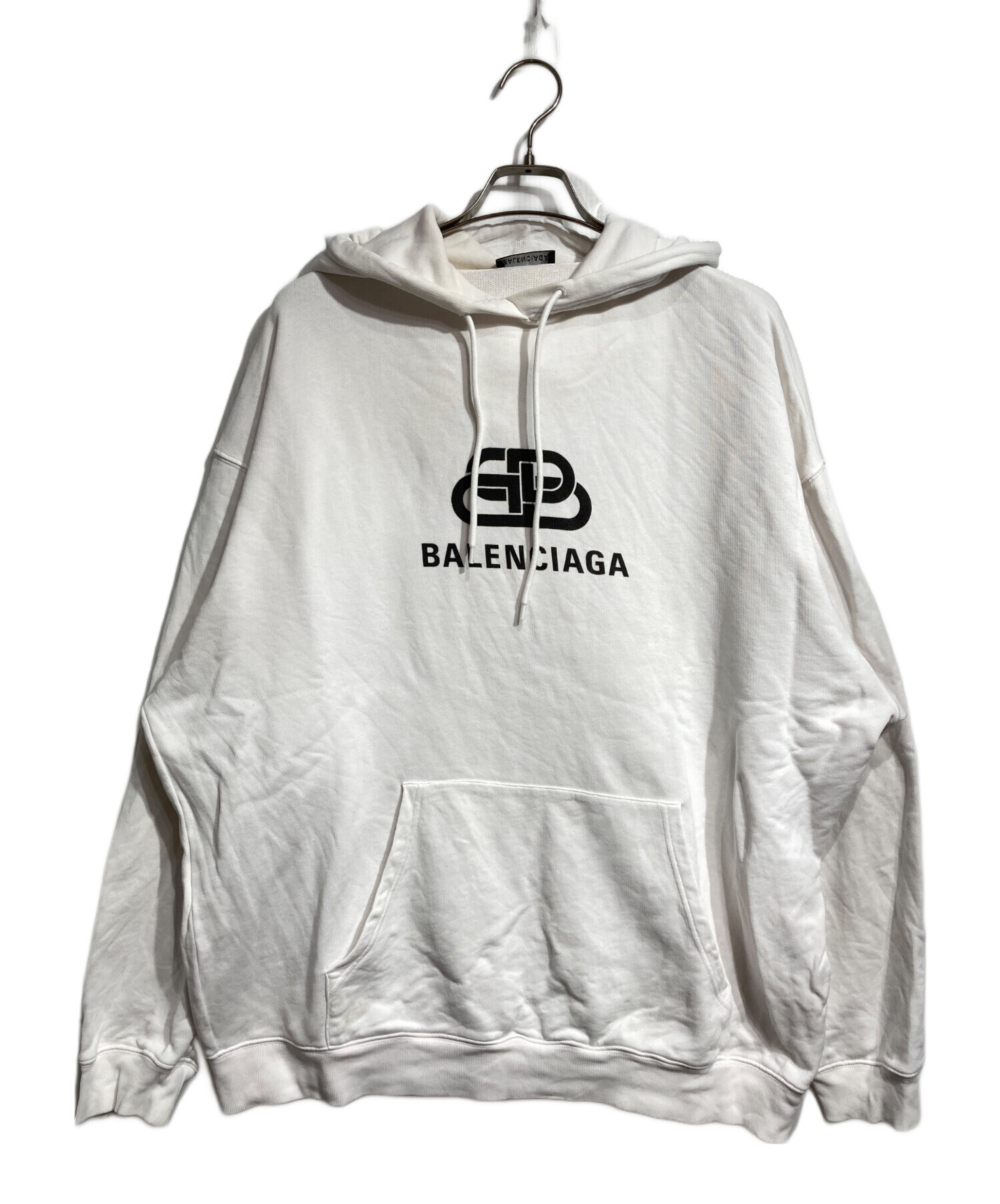 BALENCIAGA バレンシアガ　BBロゴ　パーカー 中古・古着通販】BALENCIAGA (バレンシアガ) BB LOGO HOODIE/BBロゴ