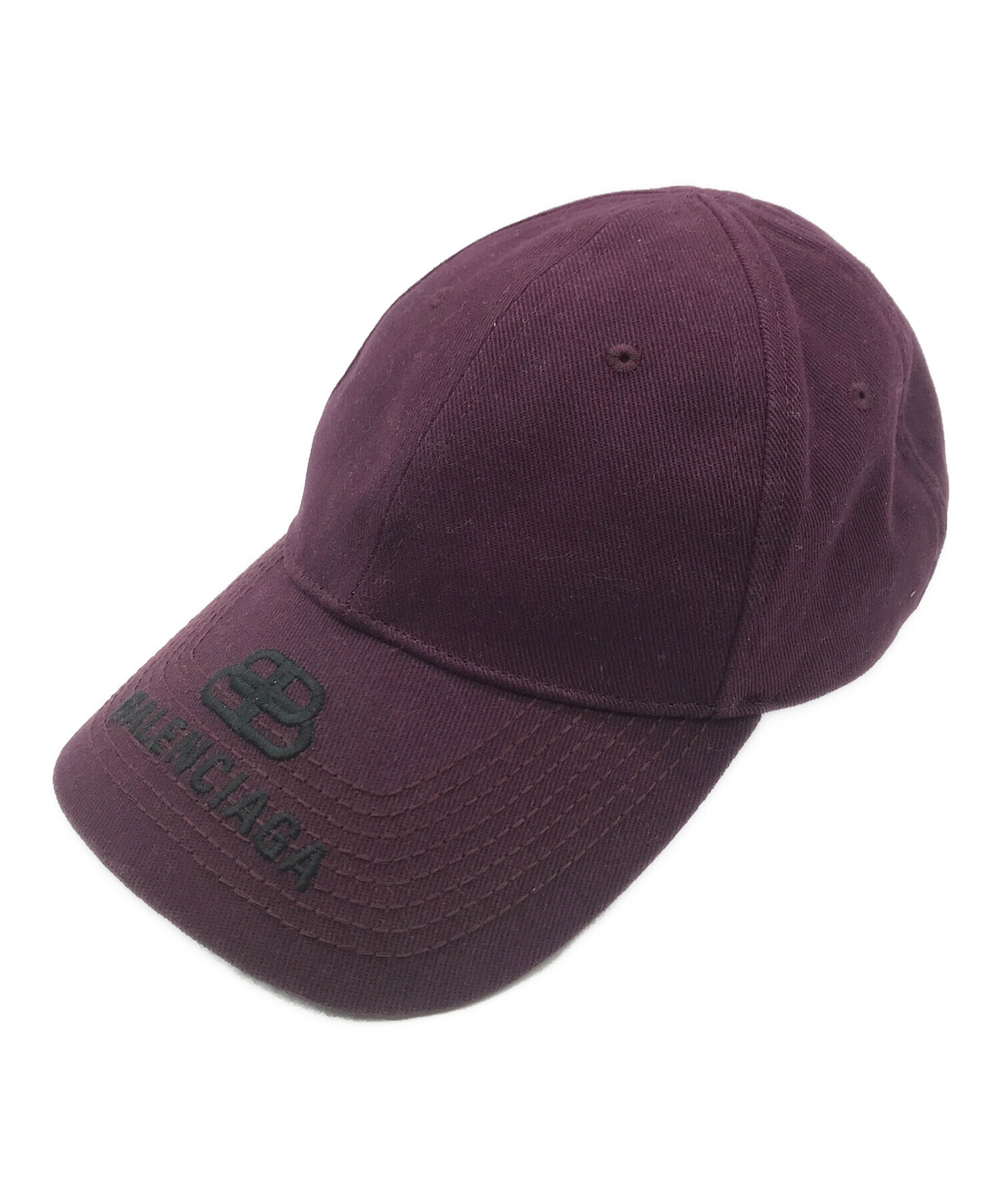 美品　バレンシアガ　スプレイド　BB キャップ　Sサイズ　パープル 中古・古着通販】BALENCIAGA (バレンシアガ) HAT BB VISOR CAP