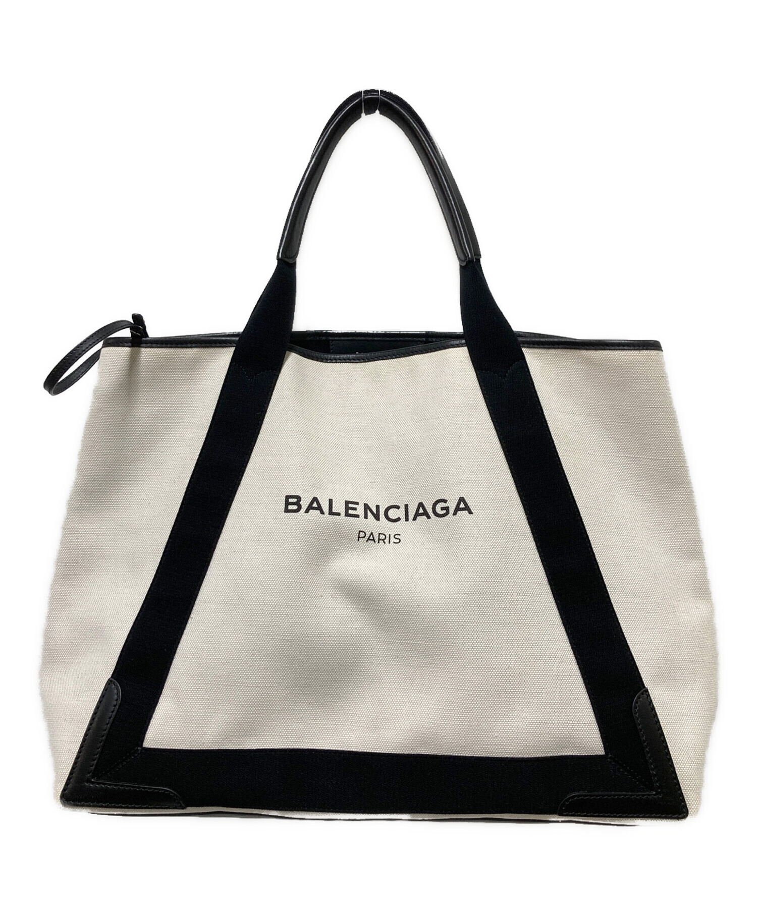 中古・古着通販】BALENCIAGA (バレンシアガ) NAVY CABASトートバッグ