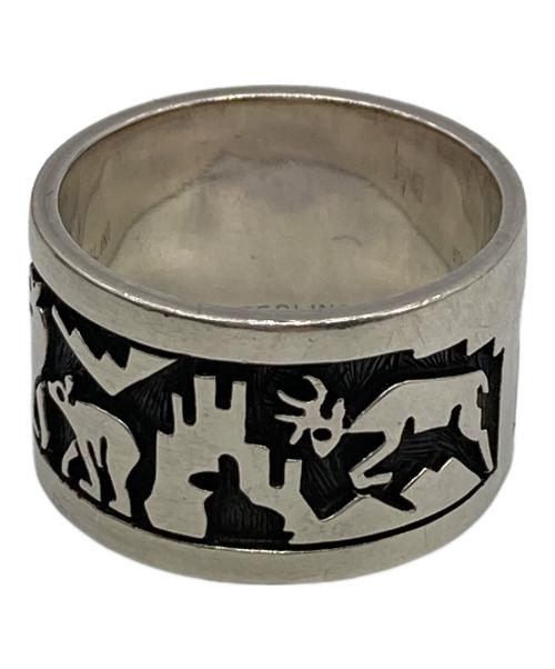 【瀬戸大橋店】 中古 インディアンジュエリー | インディアンジュエリー バングル ズニ族/石付き - シルバー 【134】 3037002596313445_01_8284w.jpeg