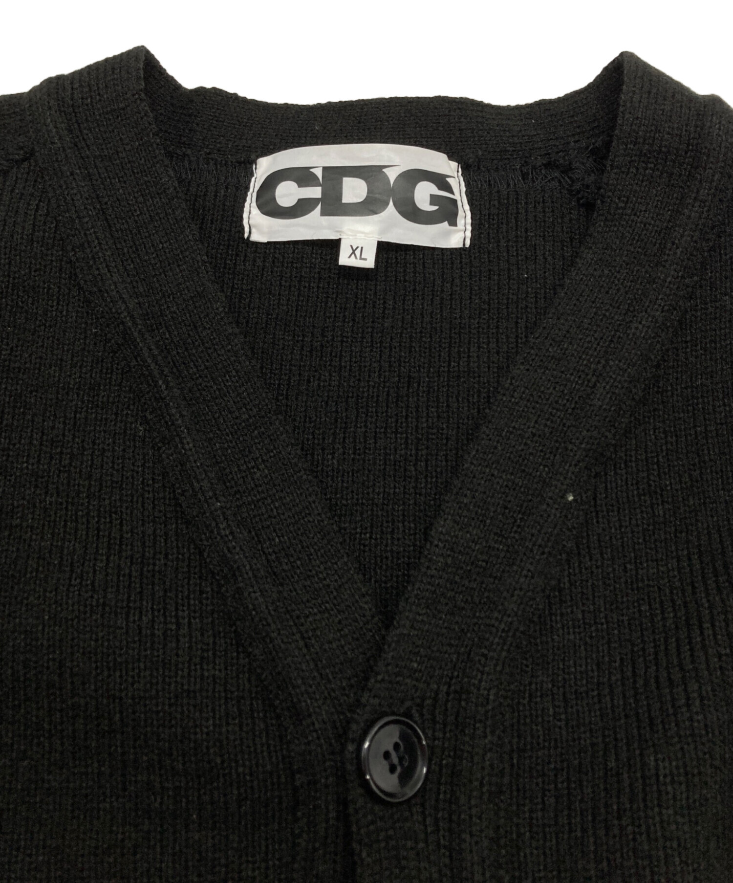 中古・古着通販】CDG (シーディージー) バックロゴニットカーディガン