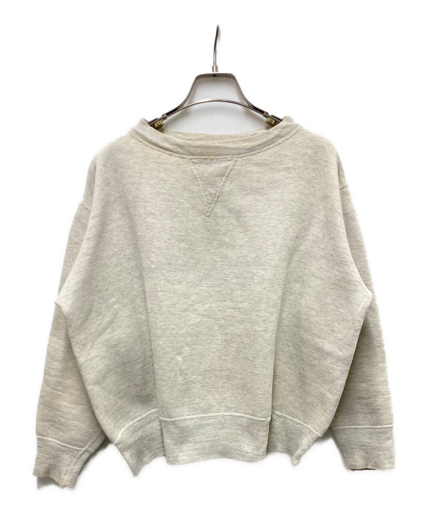 中古・古着通販】USED (ユーズド) 両はめ込みVガゼットスウェット 