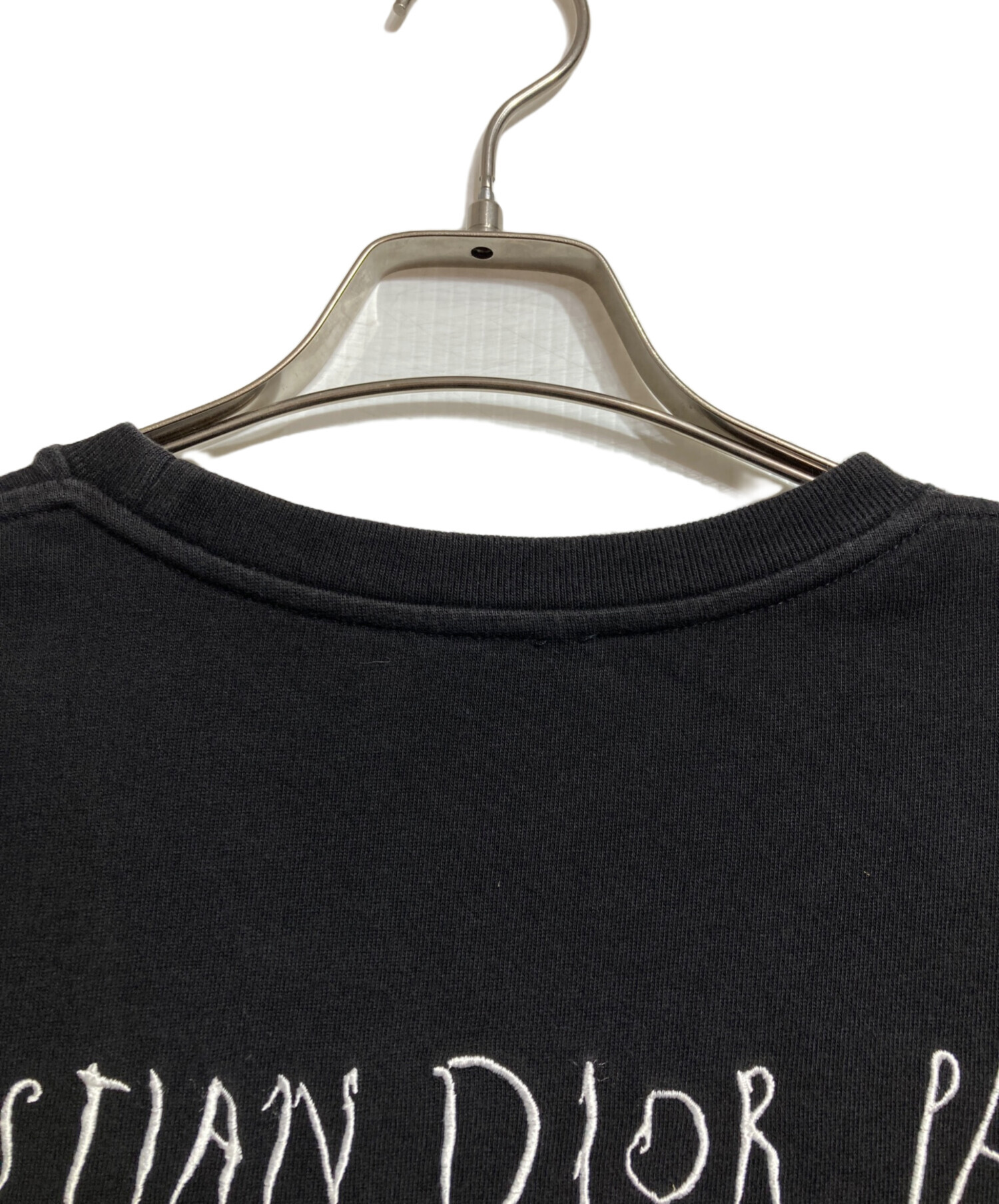 現行タグ　ディオールオム　エンブロイダリー　ロゴ　半袖Tシャツ　Dior 中古・古着通販】DIOR HOMME (ディオール オム) 刺繍ロゴ 半袖Tシャツ