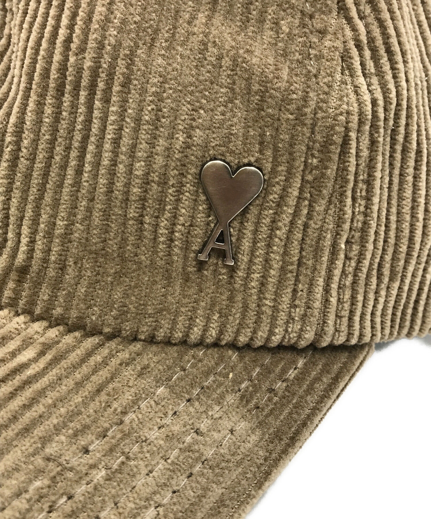 中古・古着通販】AMI PARIS (アミ パリス) コーデュロイキャップ