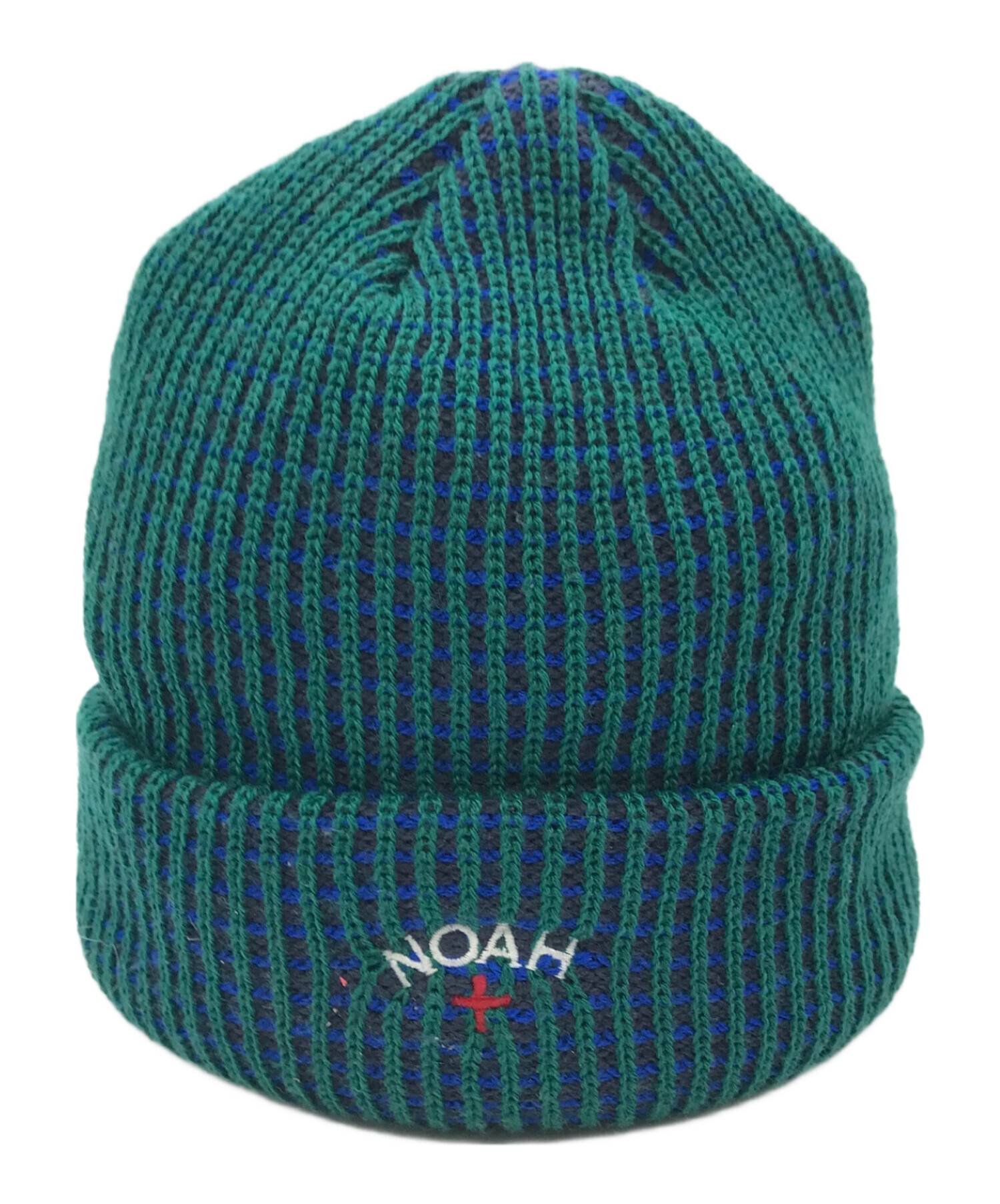 中古・古着通販】Noah (ノア) Tri-Color Beanie グリーン｜ブランド