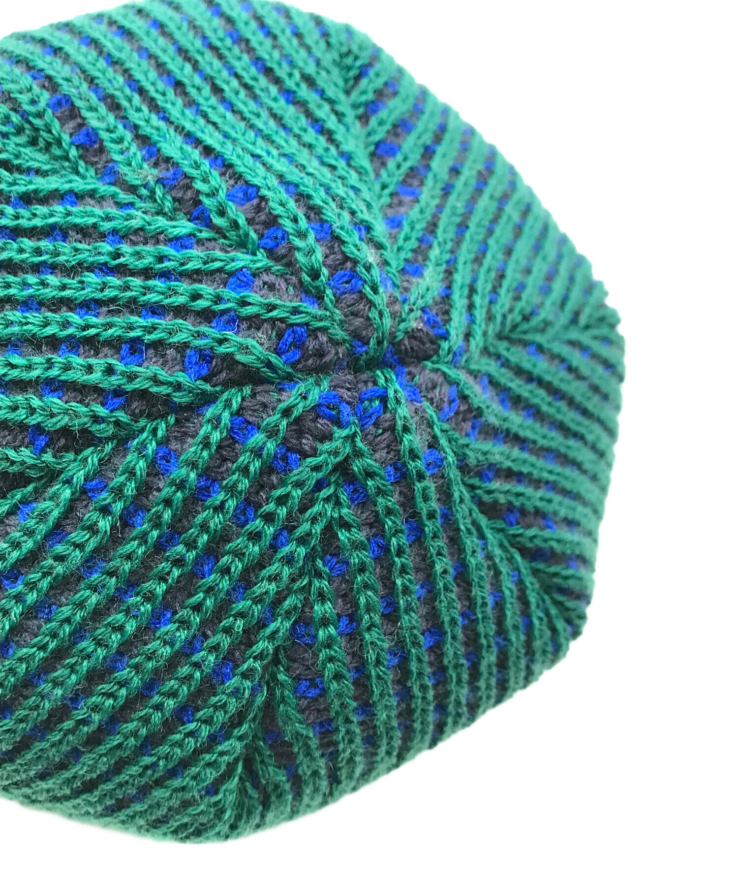 中古・古着通販】Noah (ノア) Tri-Color Beanie グリーン｜ブランド
