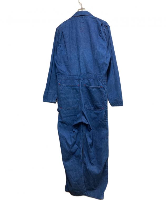 BLUE BELL 50s 60sオールインワン42R ダークブルー ツナギ 中古・古着通販】BLUE BELL (ブルーベル) 60sデニムオールインワン