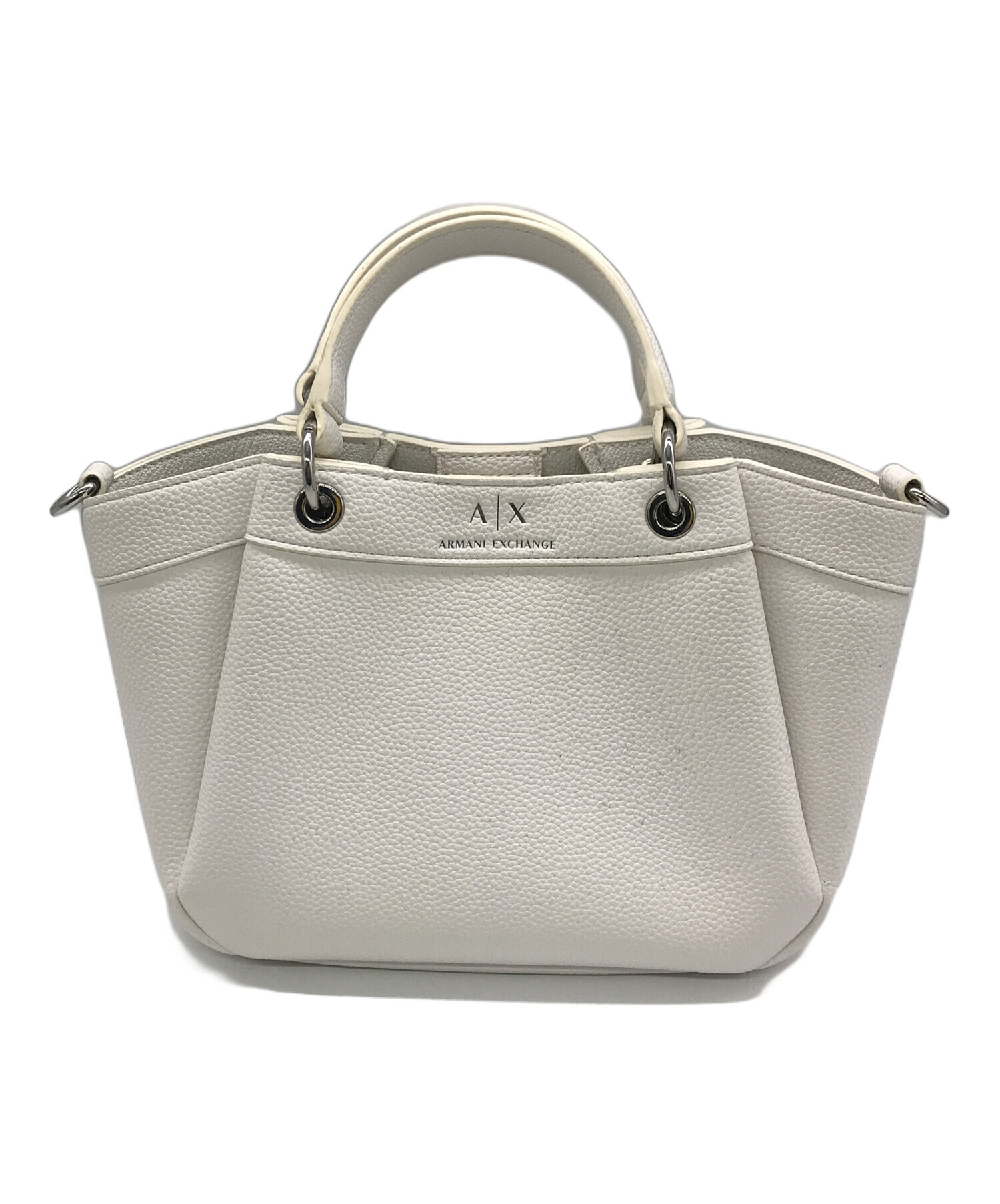 ARMANI EXCHANGE AXロゴ ミニハンドバッグ SHEL