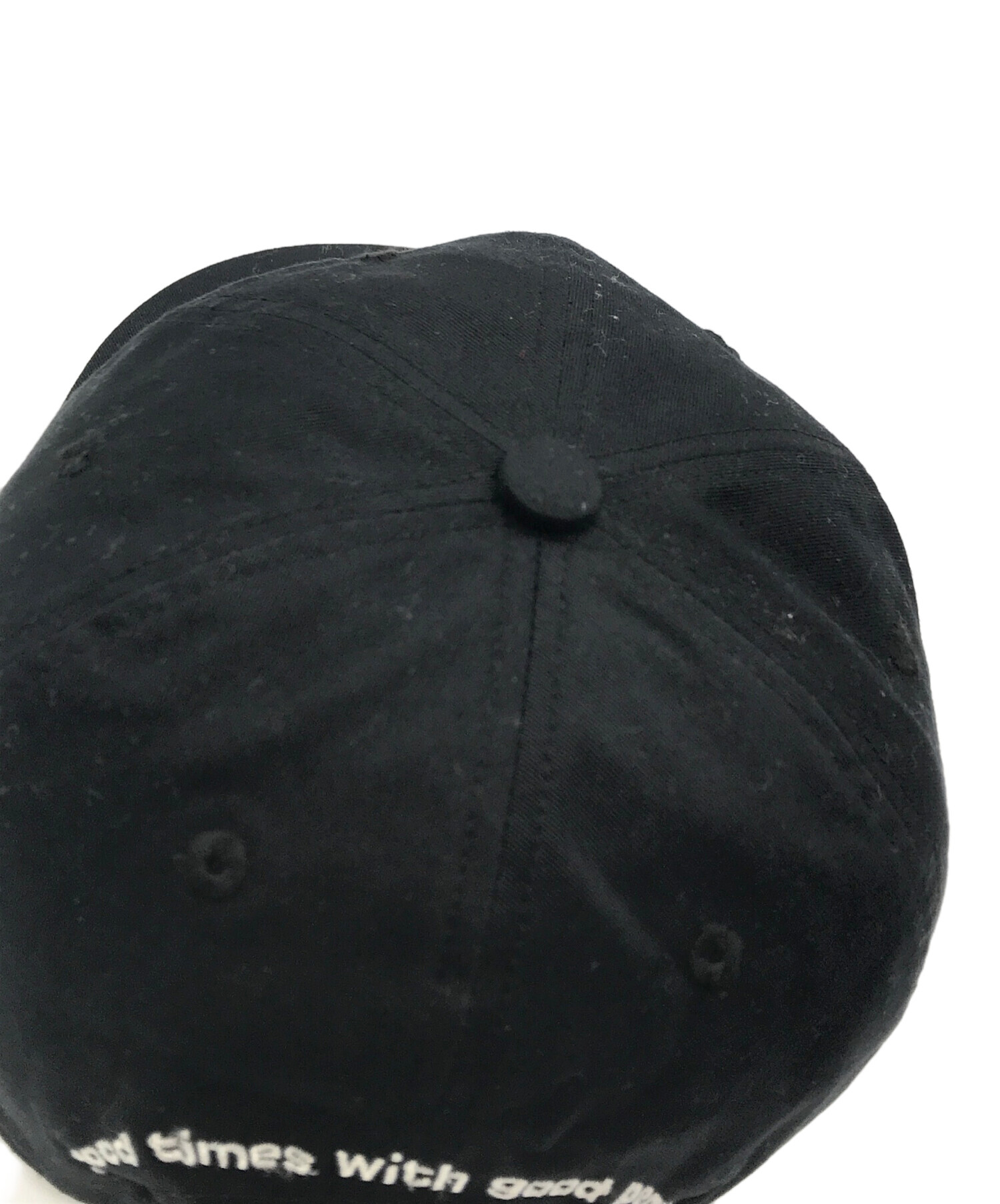 CIRCLE CIRCLE 黒 キャップ ロゴ入り 中古・古着通販】CIRCLE CIRCLE (サークルサークル) CCロゴキャップ