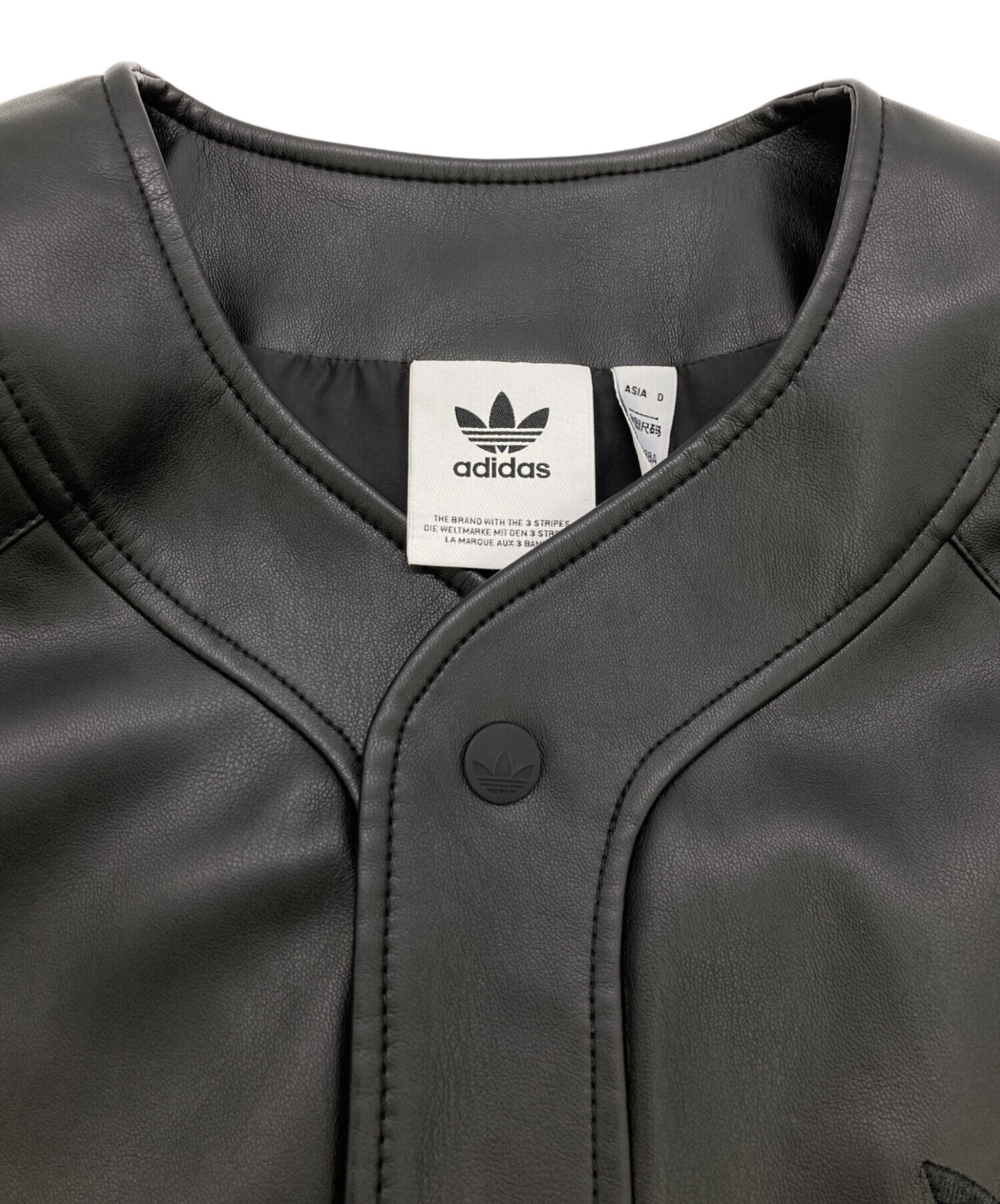 中古・古着通販】adidas (アディダス) フェイクレザーベースボール