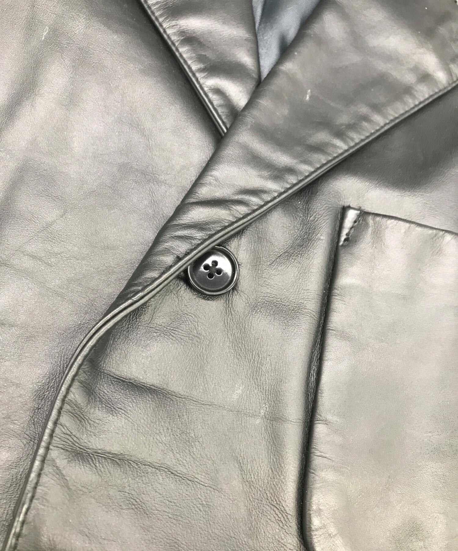中古・古着通販】GAP (ギャップ) 90s 3Bレザーテーラードジャケット 