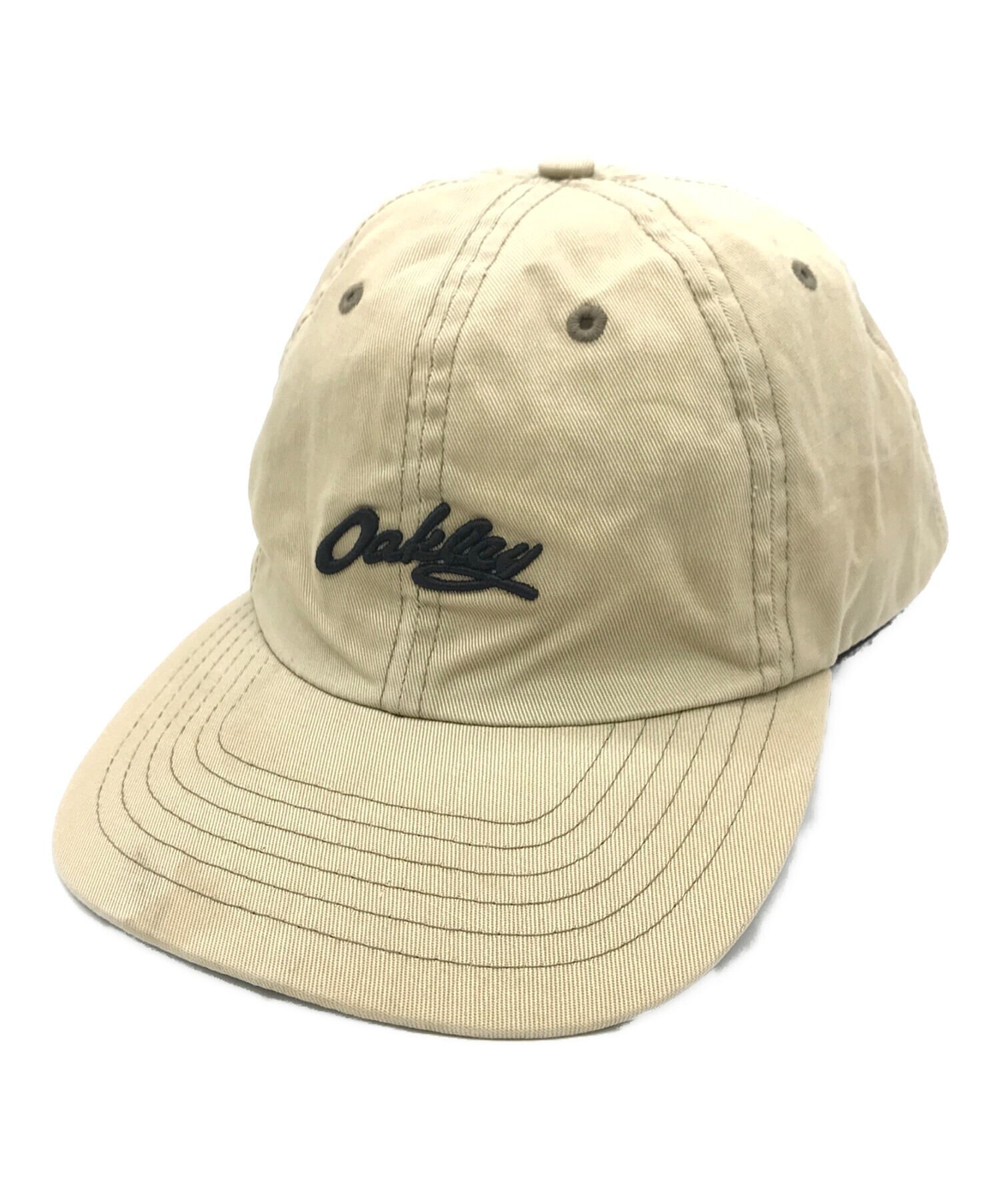 中古・古着通販】OAKLEY (オークリー) 刺繍ロゴキャップ ベージュ