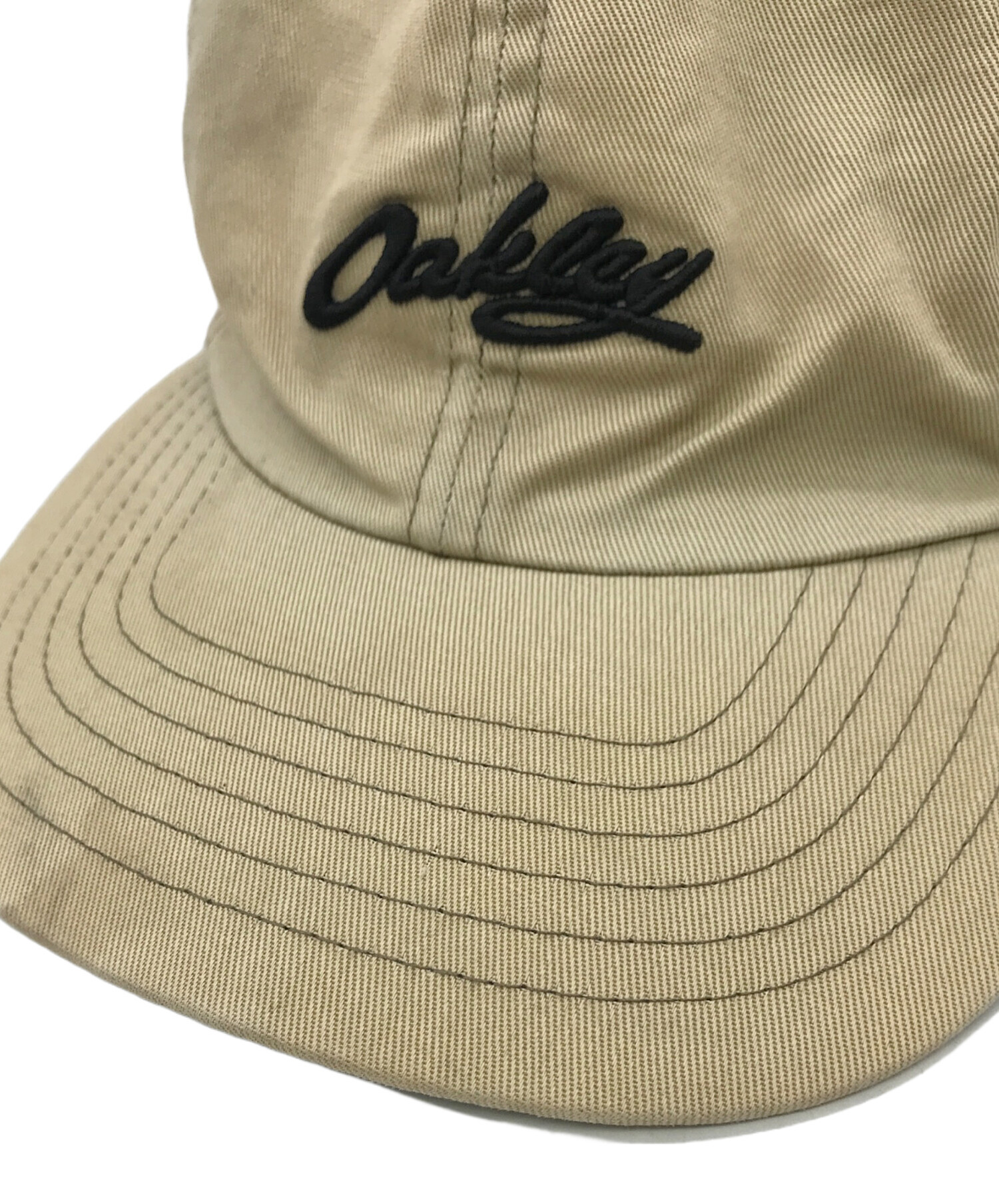 中古・古着通販】OAKLEY (オークリー) 刺繍ロゴキャップ ベージュ