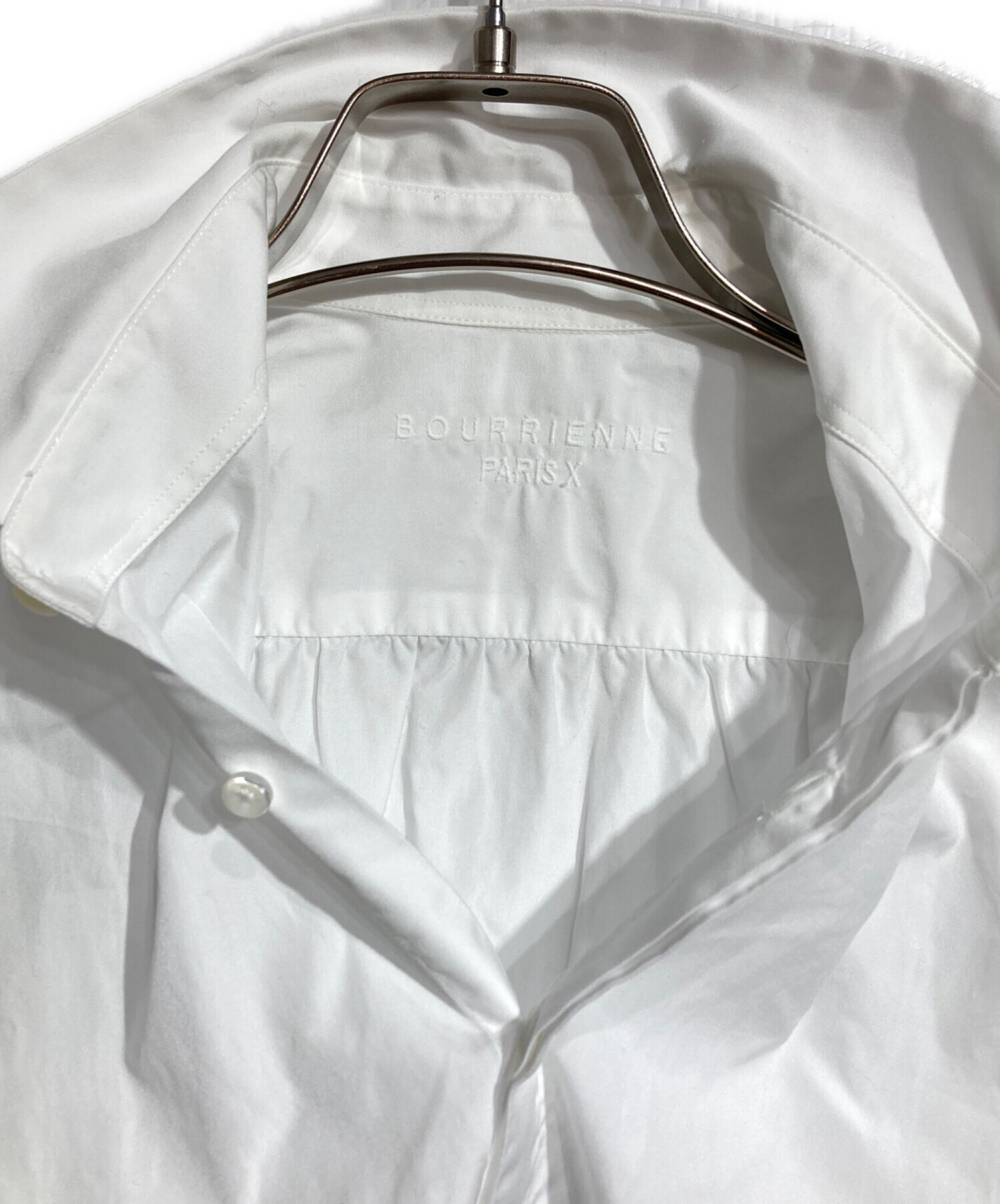 BOURRIENNE Paris X カジュアルシャツ F 白 【古着】【中古】 中古・古着通販】BOURRIENNE PARIS X (ブリエンヌ・パリ・ディス