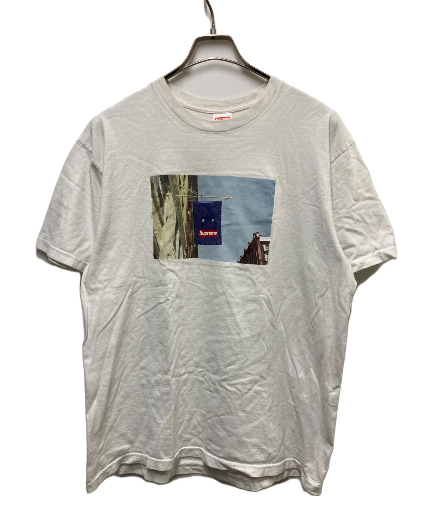 中古・古着通販】SUPREME (シュプリーム) Banner Tee ホワイト サイズ