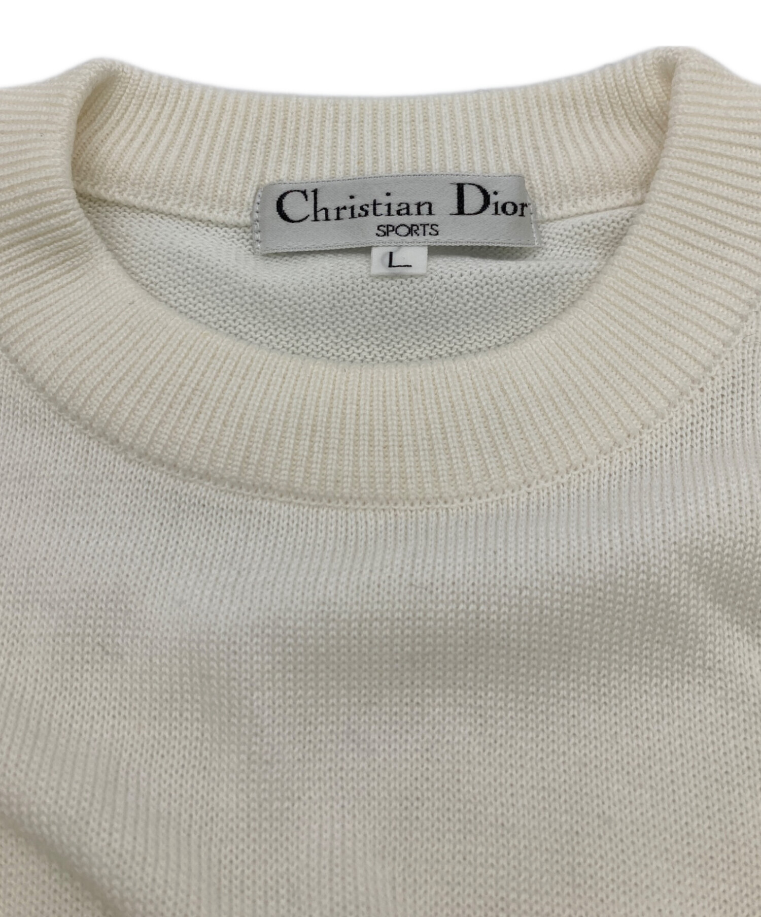 【一点物】Dior SPORTS スウェット ヴィンテージ ロゴ 刺繍 LL 中古・古着通販】Christian Dior Sports (クリスチャン ディオール