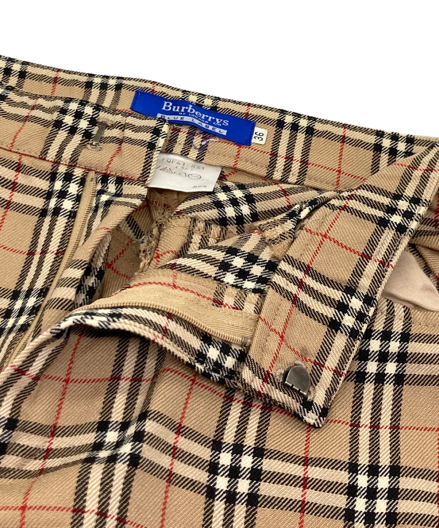 中古・古着通販】Burberry's (バーバリー) ノヴァチェックパンツ