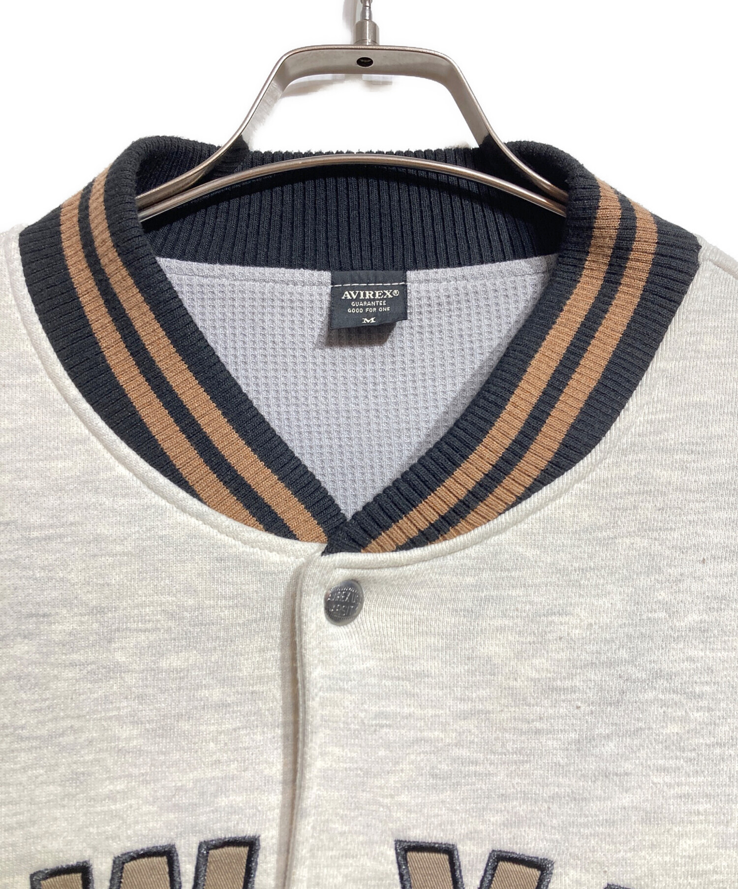 中古・古着通販】AVIREX (アヴィレックス) SWEAT STADIUM JACKET NYC