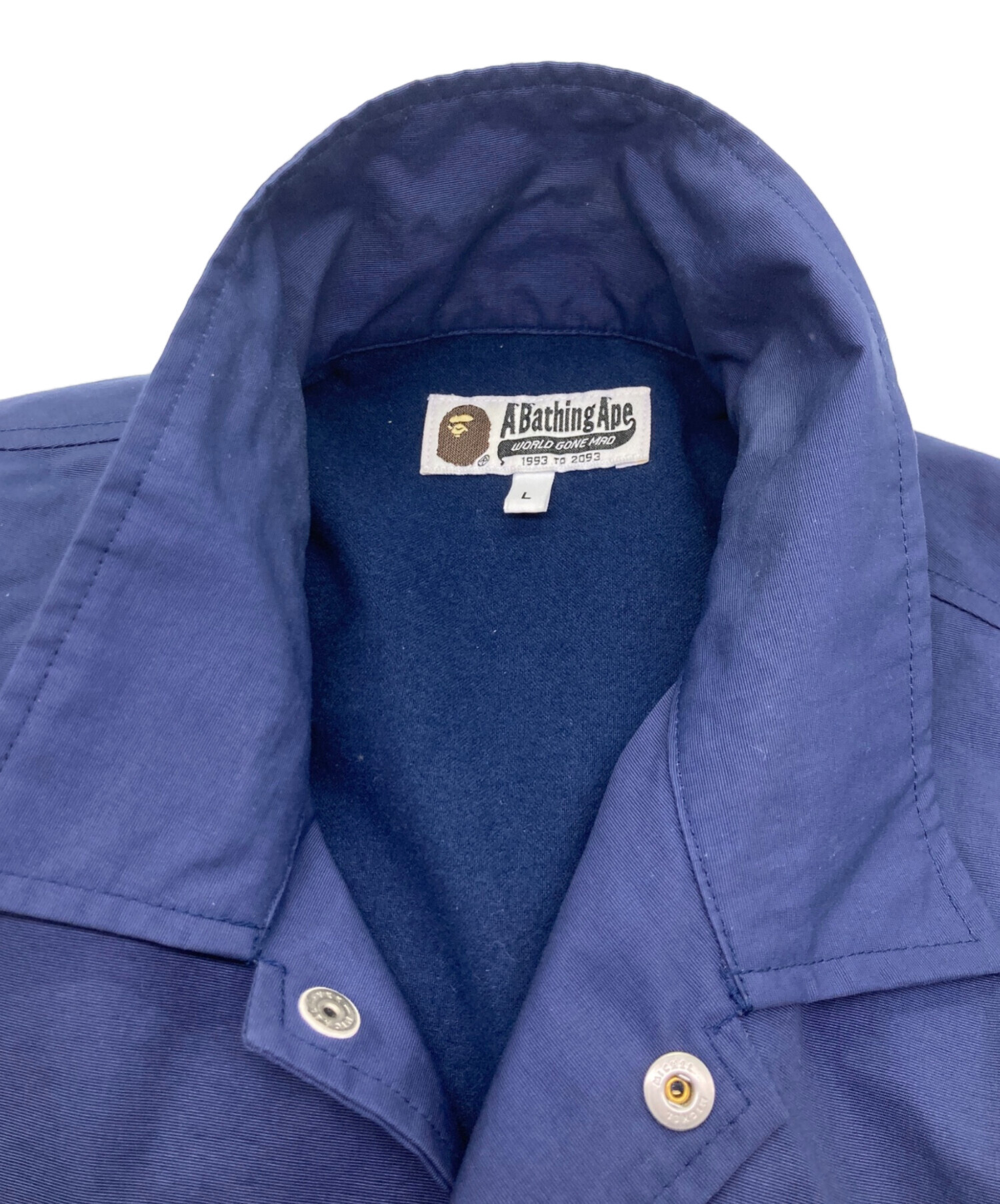 A BATHING APE エイプ コーチジャケット ネイビー　XL 中古・古着通販】A BATHING APE (アベイシングエイプ) アートプリント