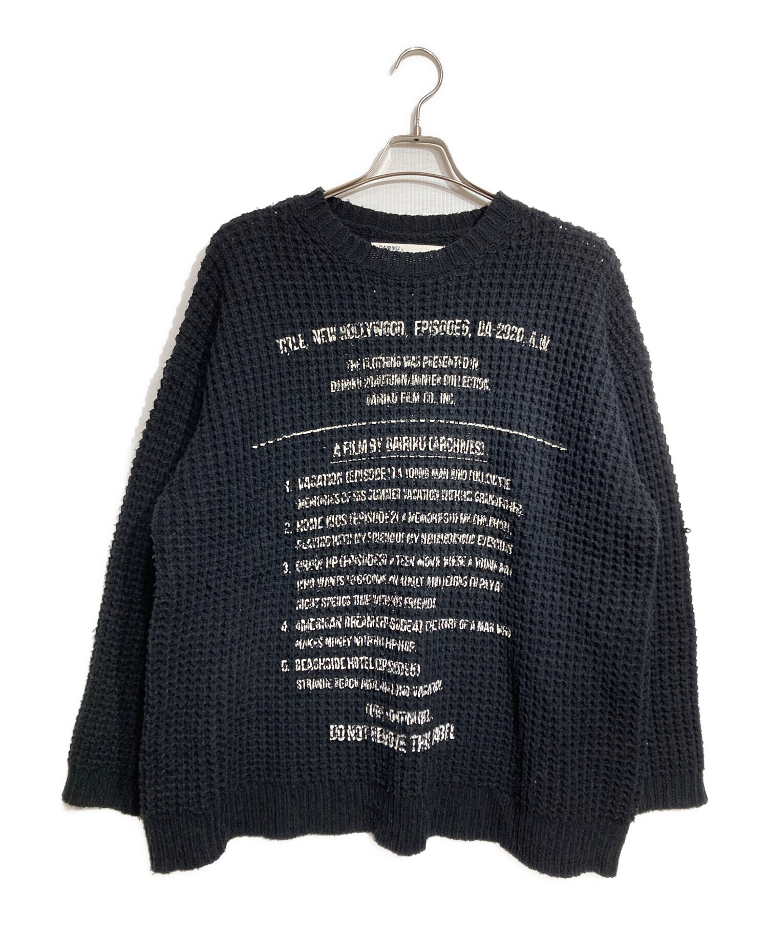 中古・古着通販】DAIRIKU (ダイリク) MILSPECS PRINTED KNIT/ミル 