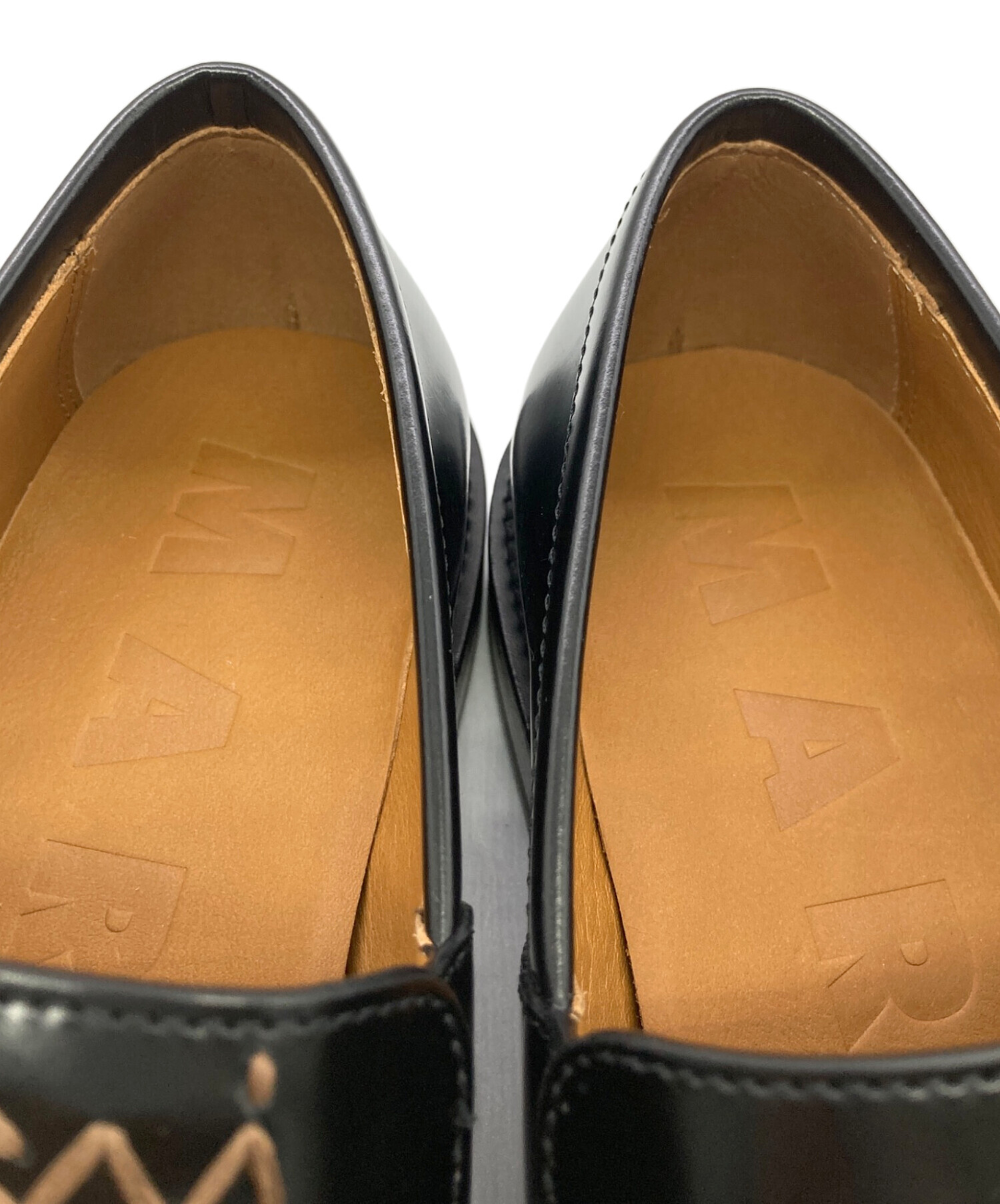 中古・古着通販】MARNI (マルニ) ダブルバックルローファー ブラック
