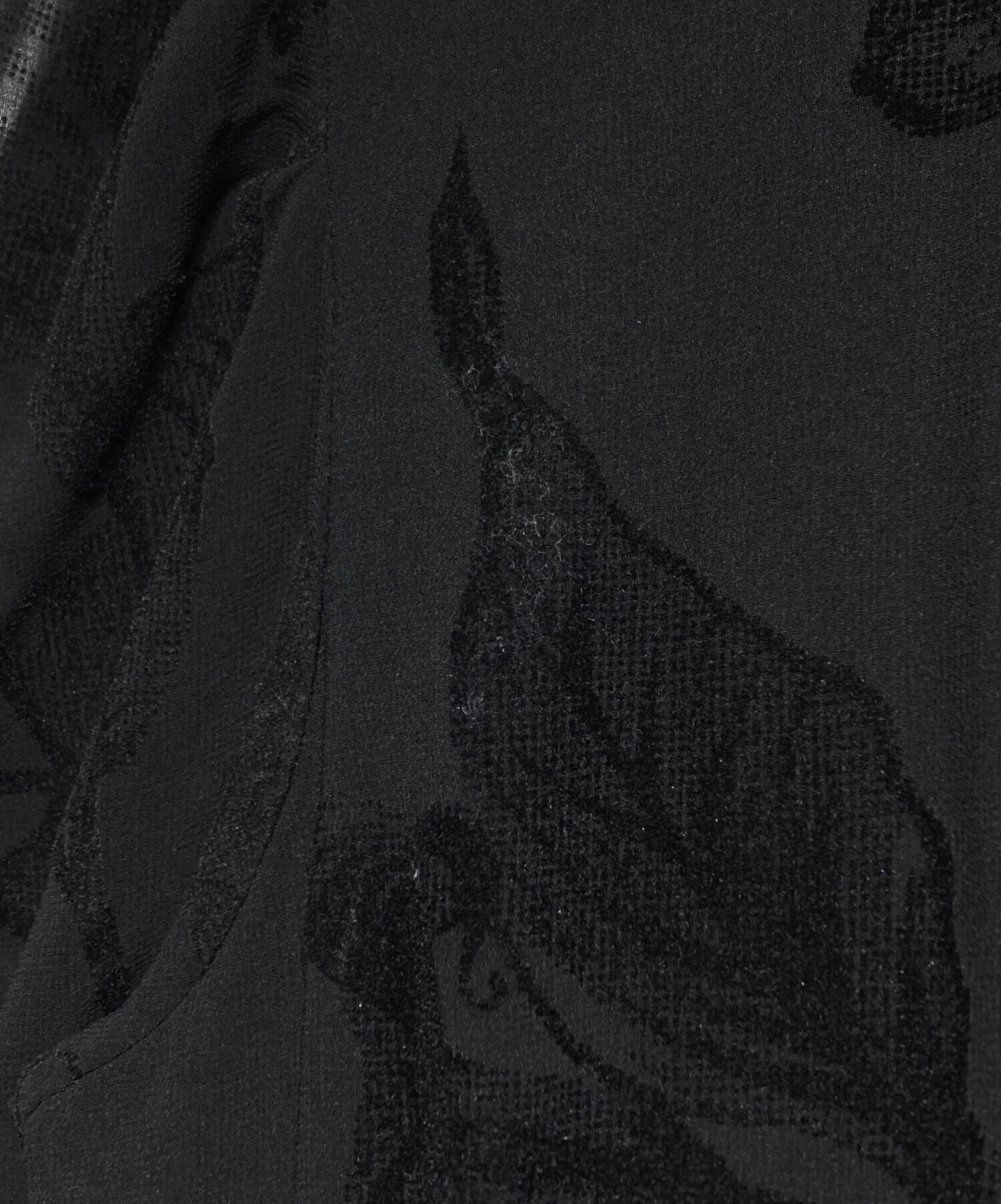 中古・古着通販】AMERI (アメリ) UND CALLA FLOCKY DRESS ブラック
