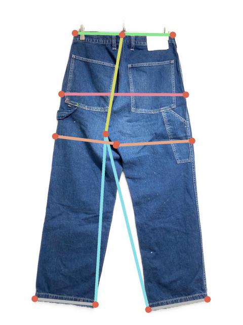 Ron herman ペインターパンツ XS ライトブルー Painter 水色 中古・古着通販】Ron Herman (ロンハーマン) Painter Pants/ペインター