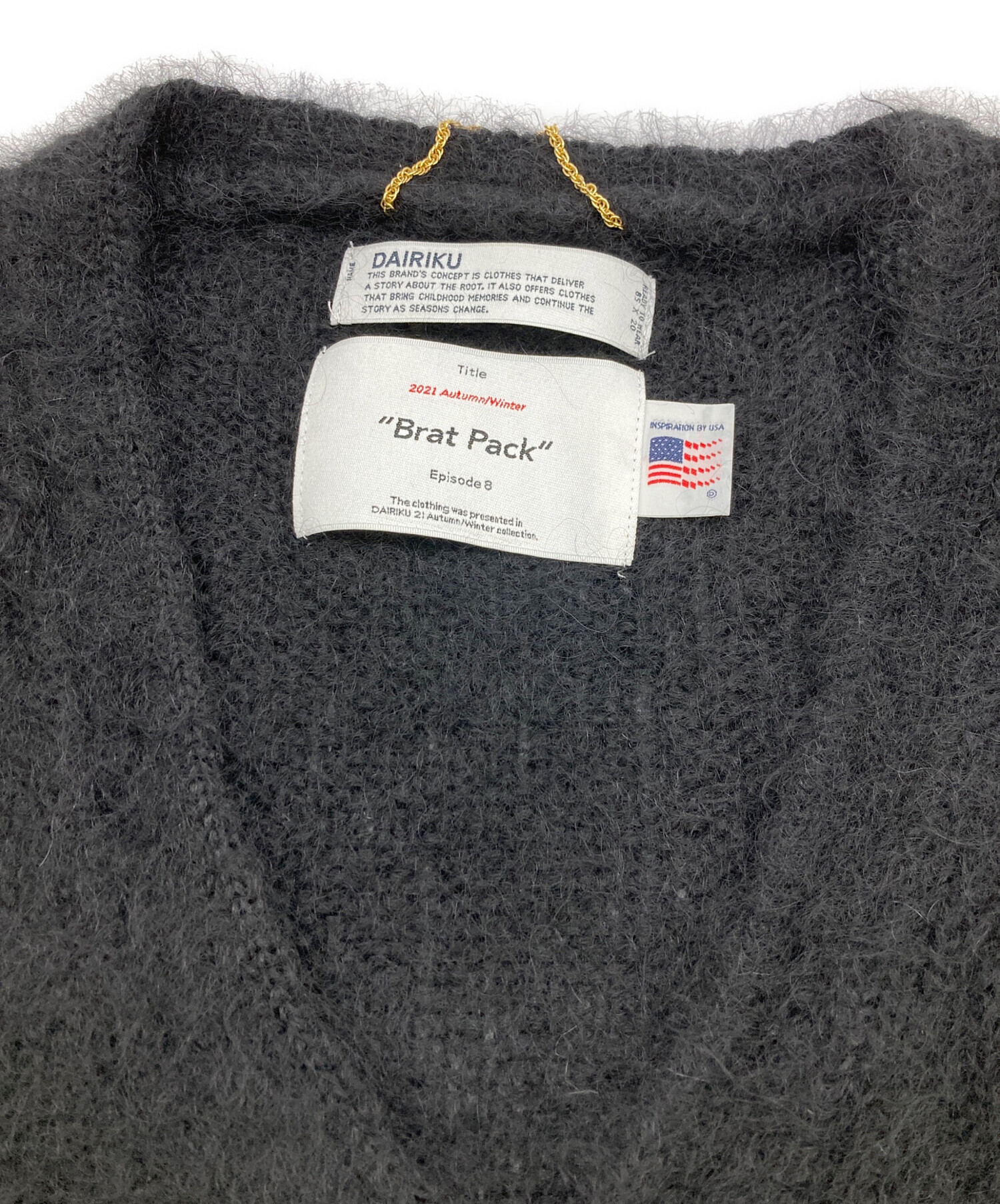 中古・古着通販】DAIRIKU (ダイリク) Molly Mohair Knit Cardigan