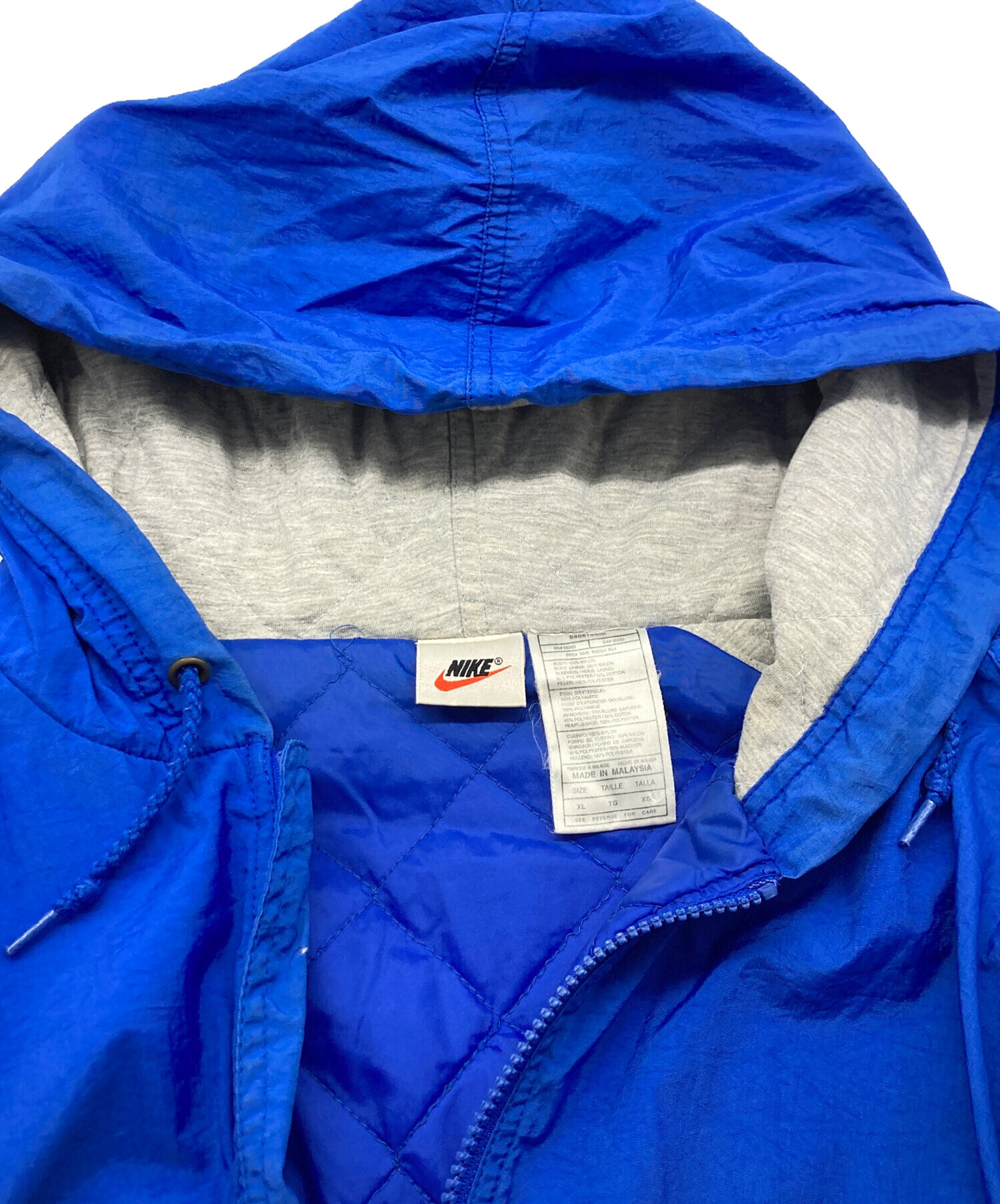 中古・古着通販】NIKE (ナイキ) 90sナイロンフーデッドジャケット