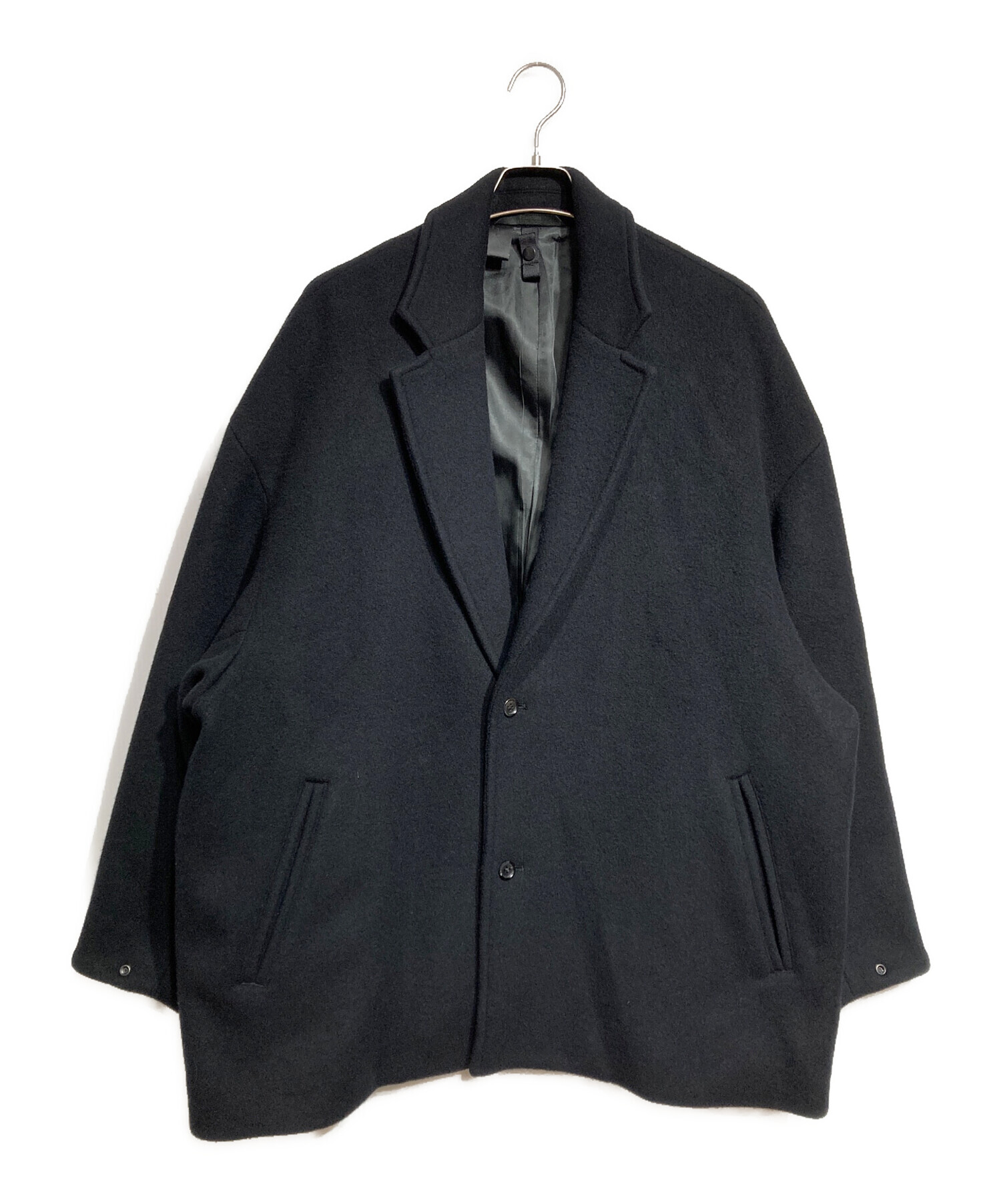 【超美品】N.HOOLYWOOD エヌハリウッド　チェスターコート 40黒 中古・古着通販】N.HOOLYWOOD (エヌ ハリウッド) CHESTER FIELD COAT