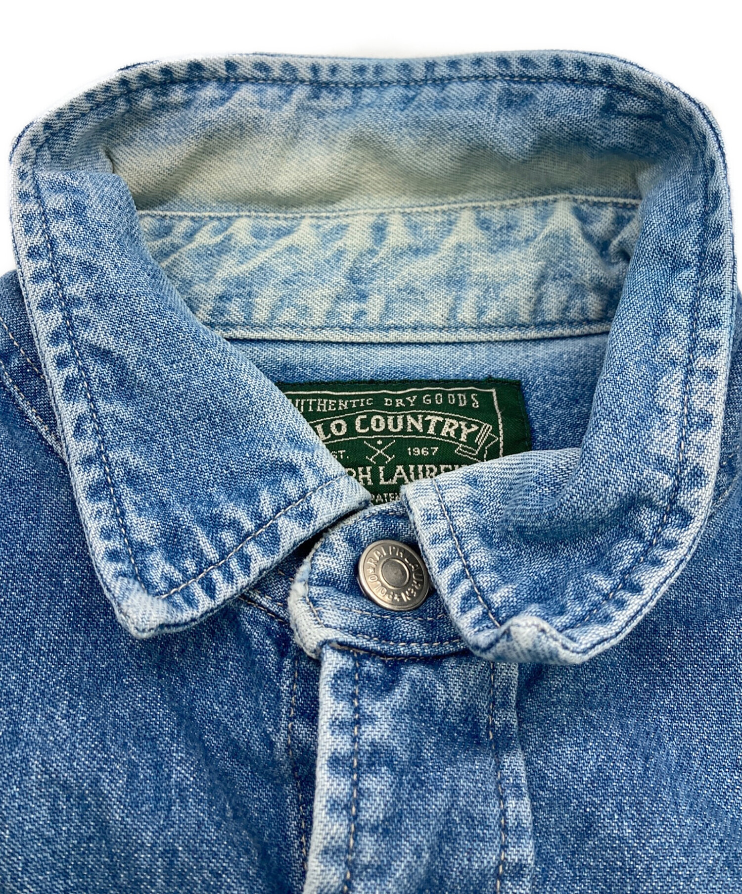 中古・古着通販】POLO COUNTRY (ポロカントリー) 90s デニムシャツ