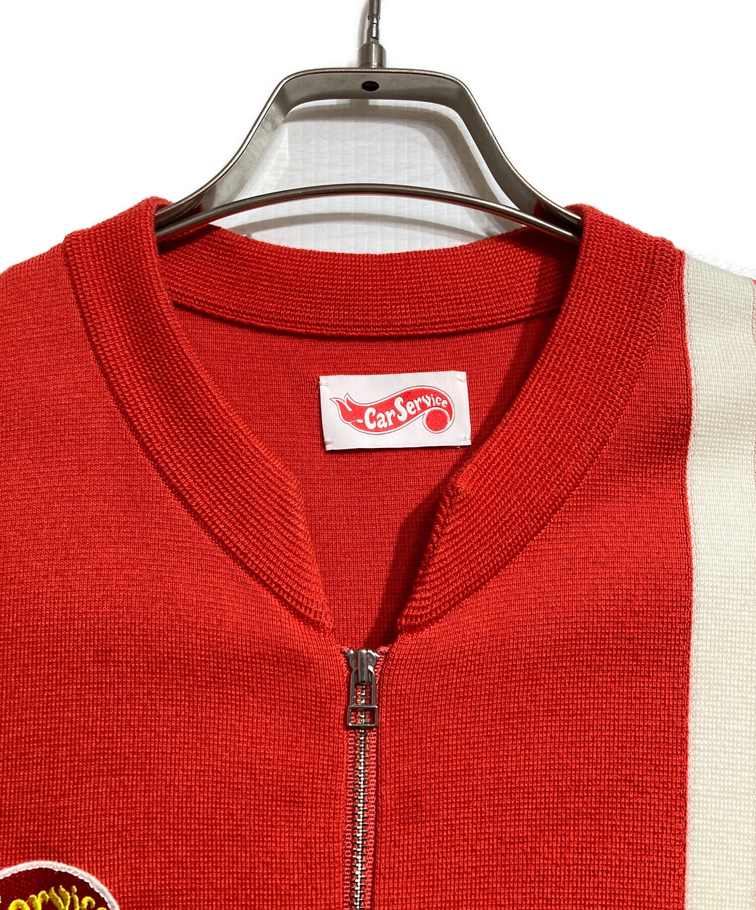 中古・古着通販】Car Service (カーサービス) Racing Knit Jacket